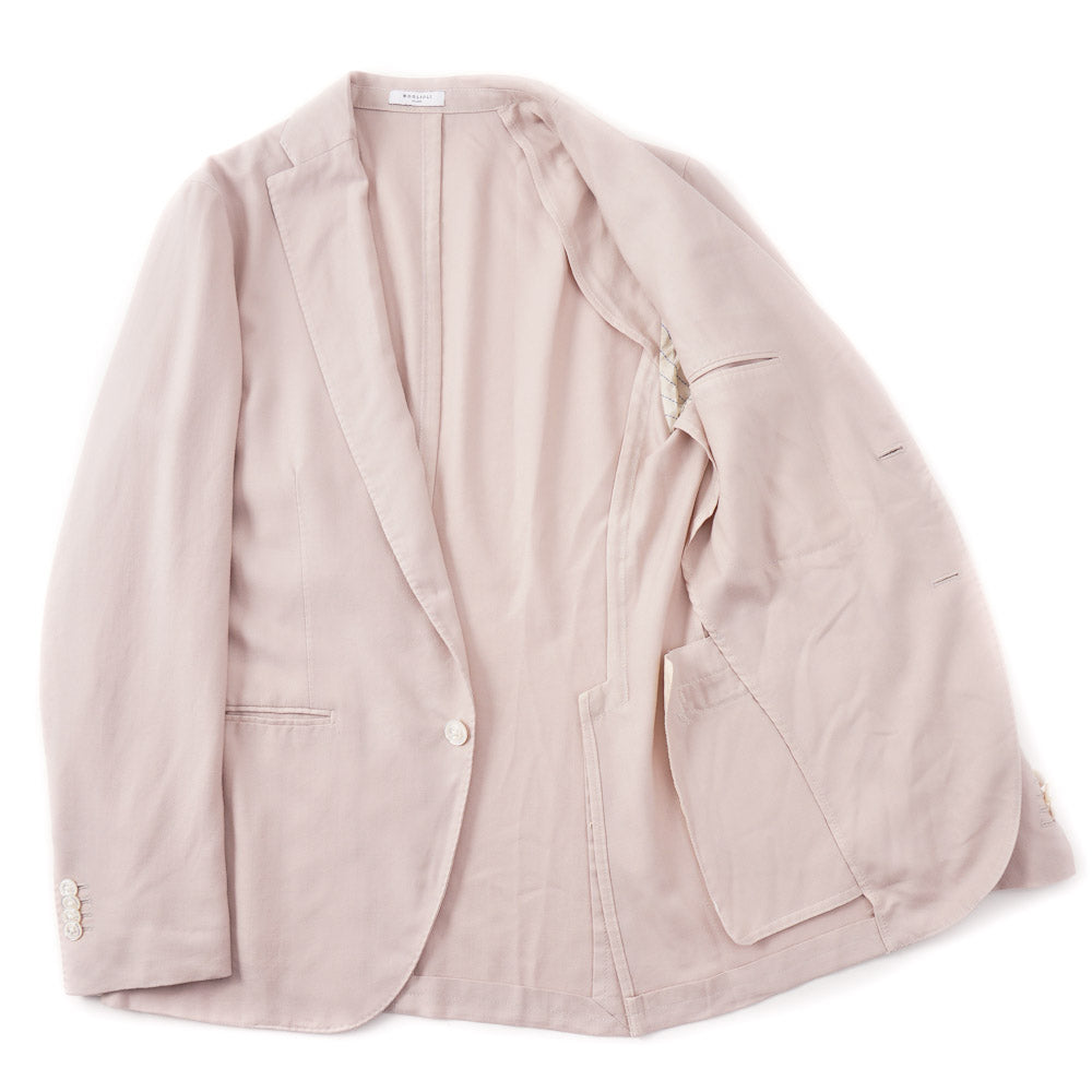 Boglioli Cashmere Sport Coat in Sand Pink Herringbone - Top Shelf Apparel