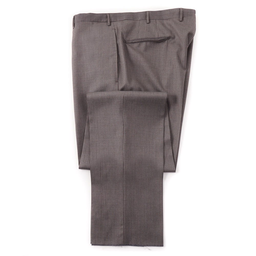 Boglioli Dove Brown Striped Wool Suit - Top Shelf Apparel