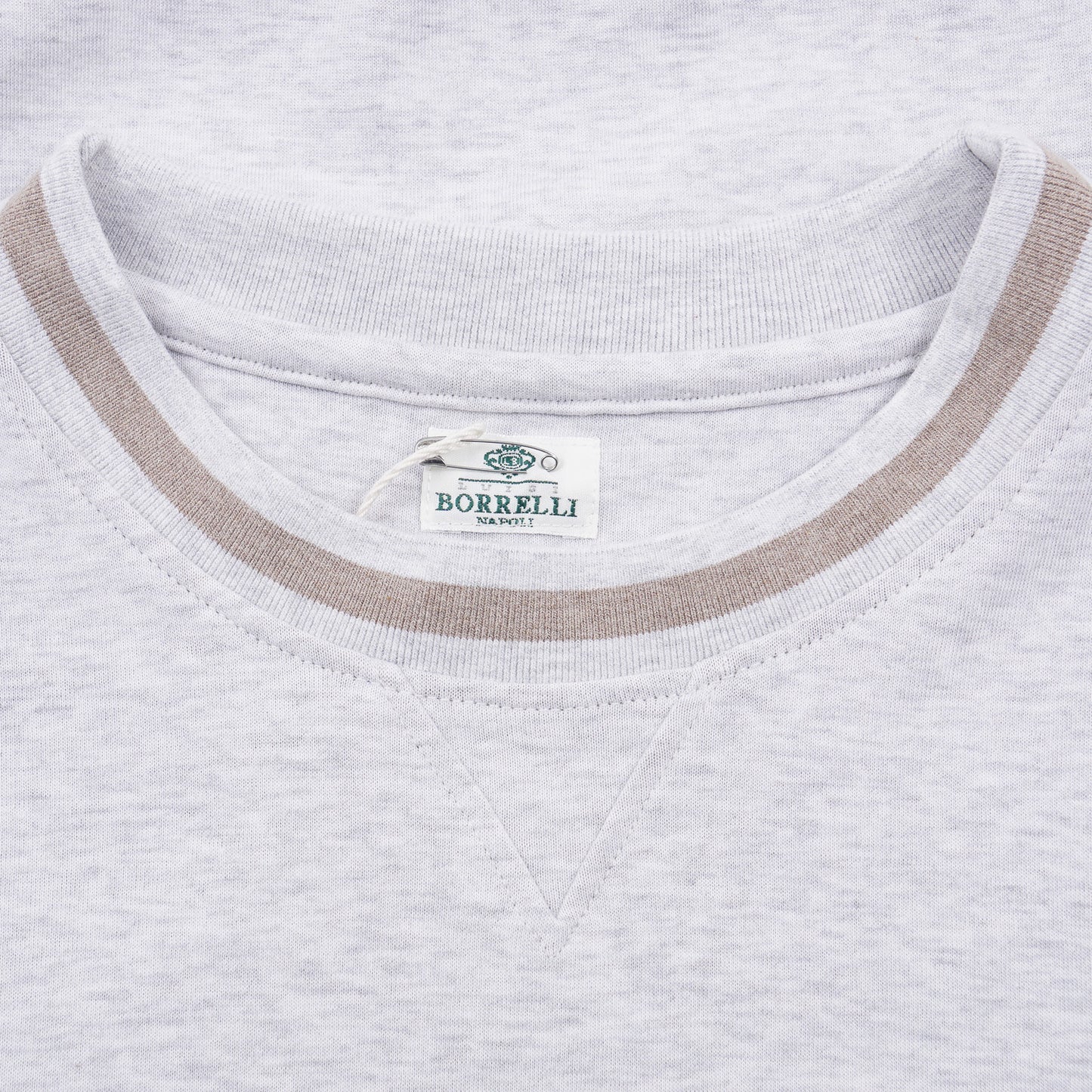 Borrelli Crewneck Cotton Sweatshirt - Top Shelf Apparel