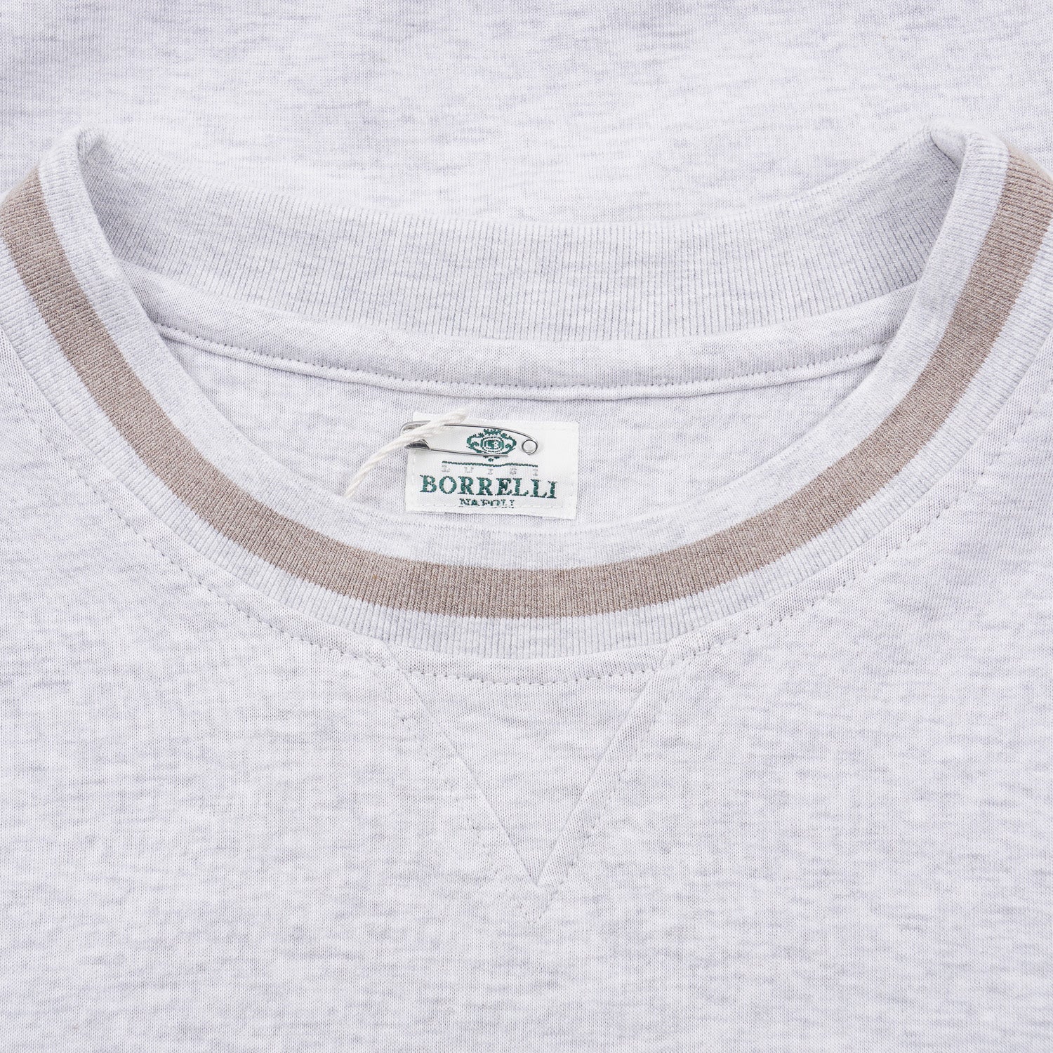 Borrelli Crewneck Cotton Sweatshirt - Top Shelf Apparel