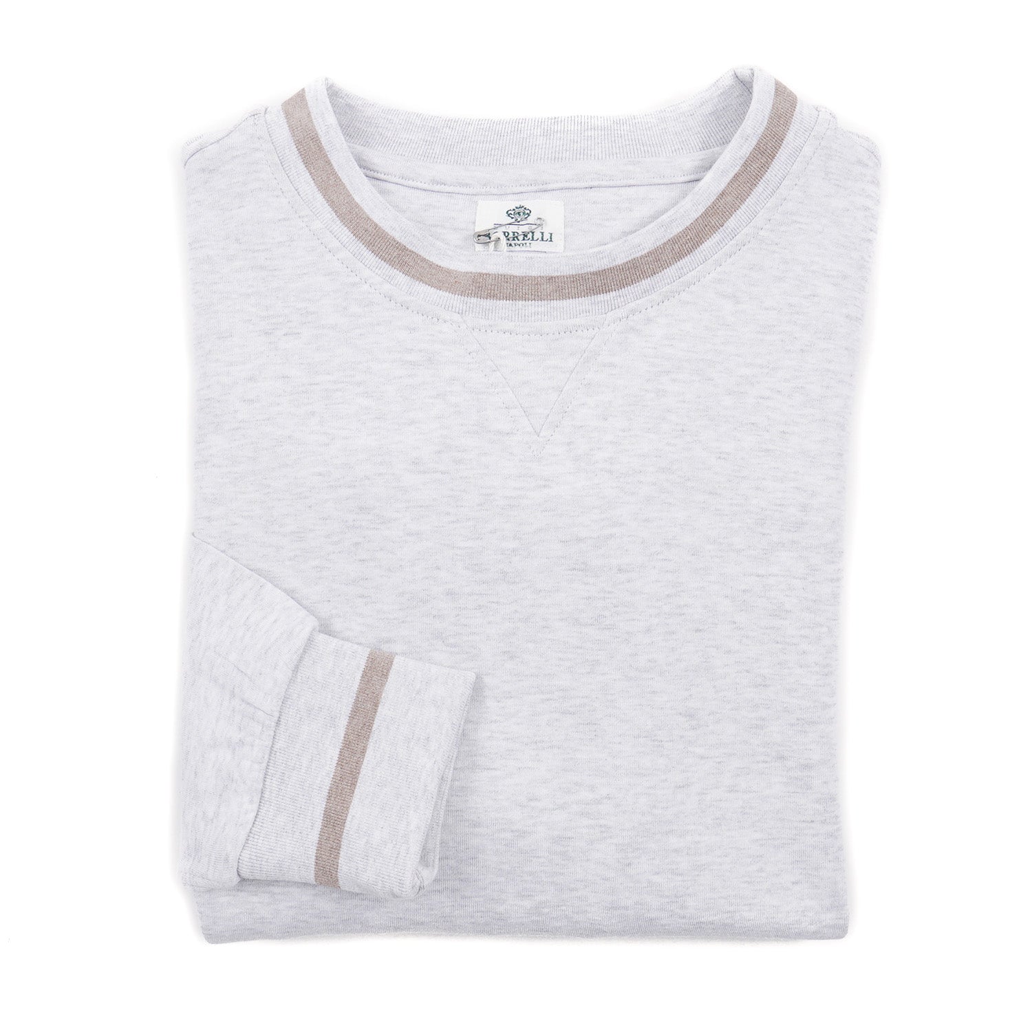 Borrelli Crewneck Cotton Sweatshirt - Top Shelf Apparel