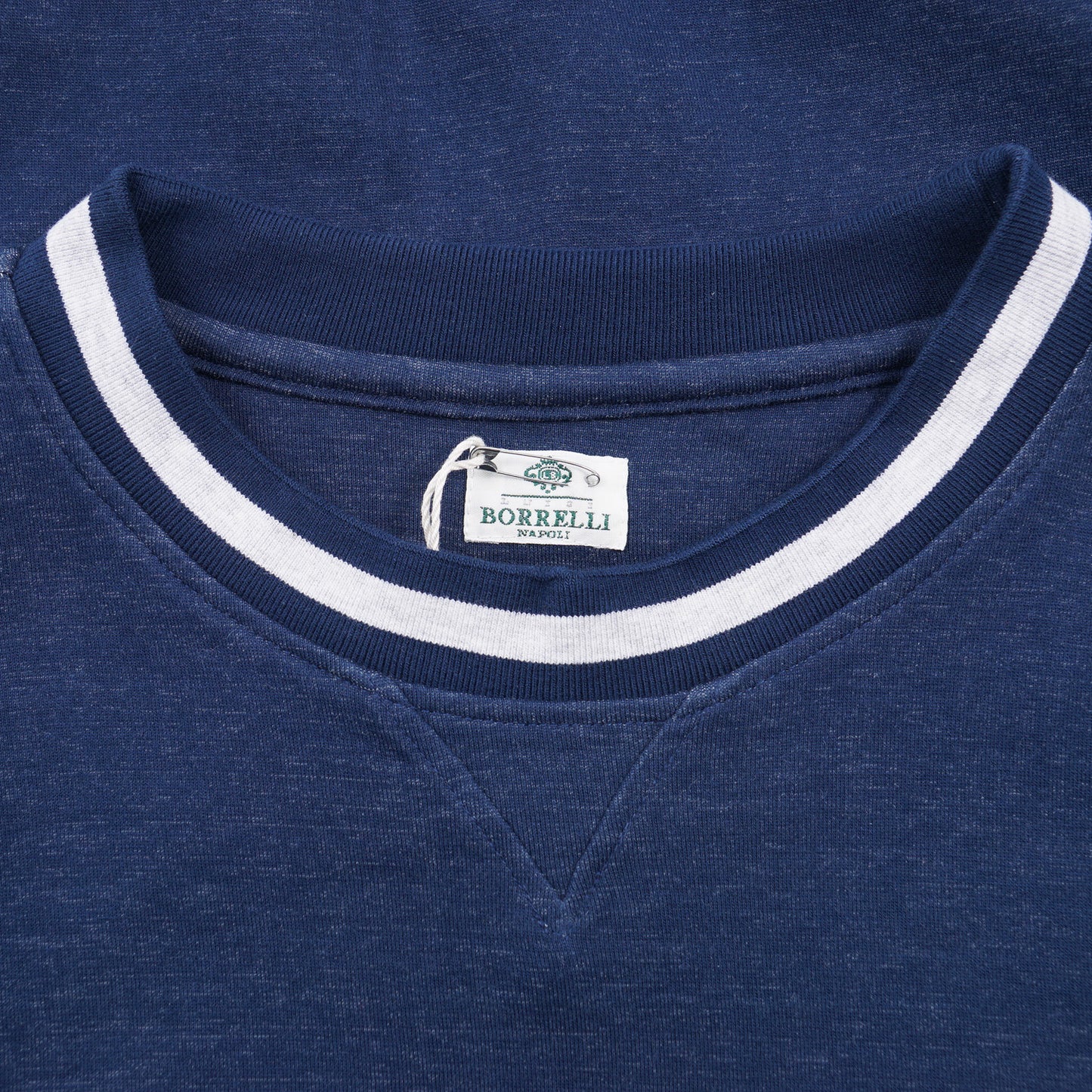 Borrelli Crewneck Cotton Sweatshirt - Top Shelf Apparel