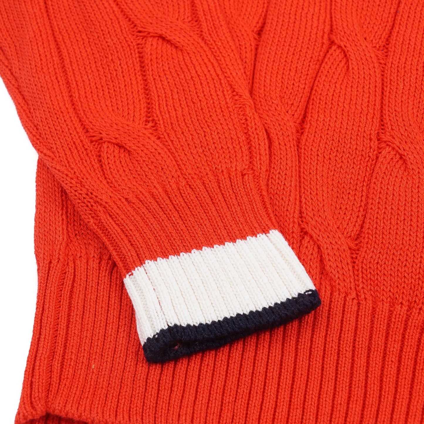 Luigi Borrelli Cable Knit Cotton Sweater - Top Shelf Apparel
