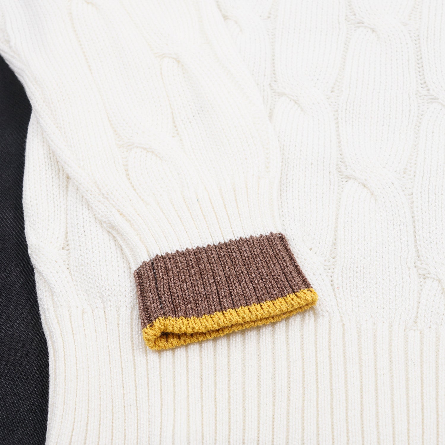 Luigi Borrelli Cable Knit Cotton Sweater - Top Shelf Apparel