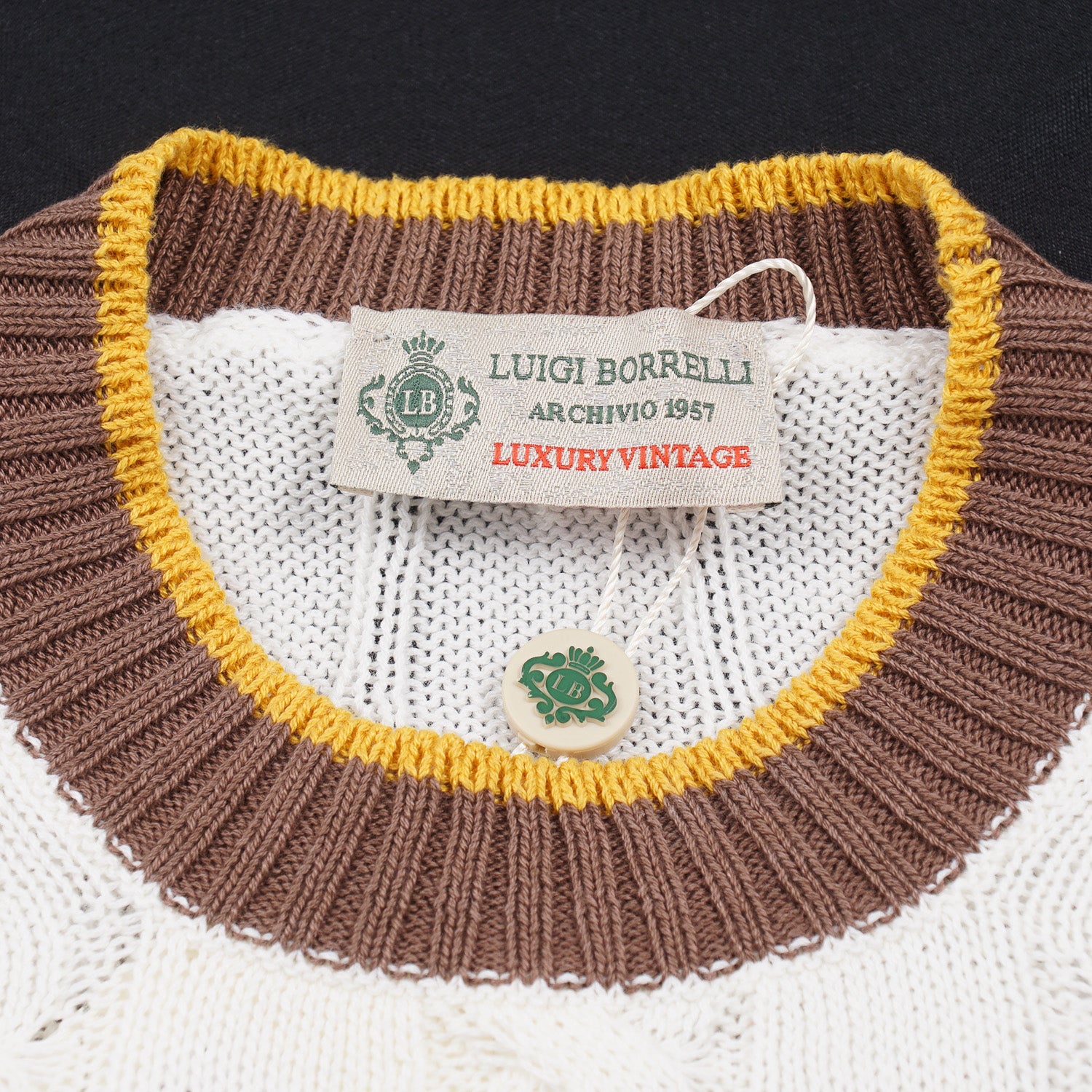 Luigi Borrelli Cable Knit Cotton Sweater - Top Shelf Apparel