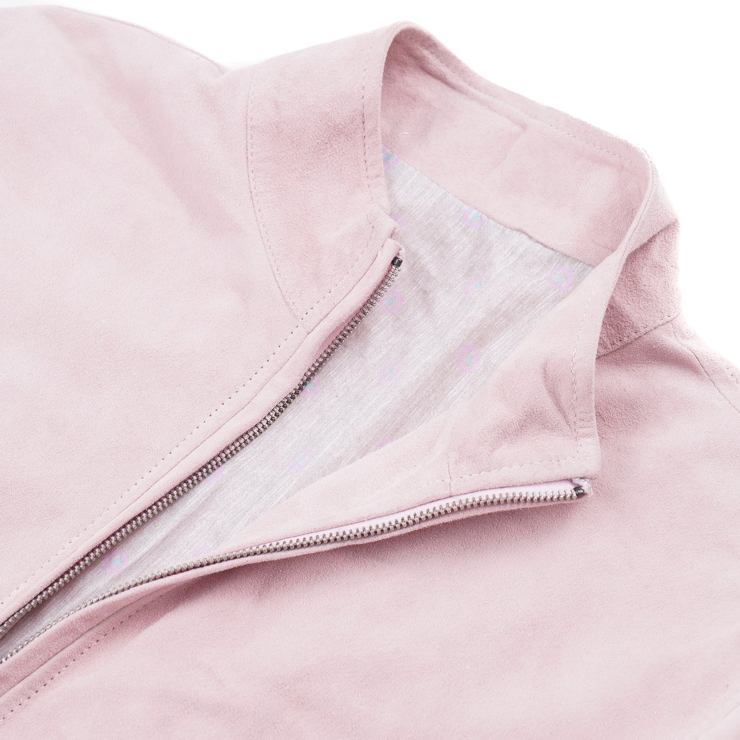 Borrelli Light Pink Suede Jacket - Top Shelf Apparel