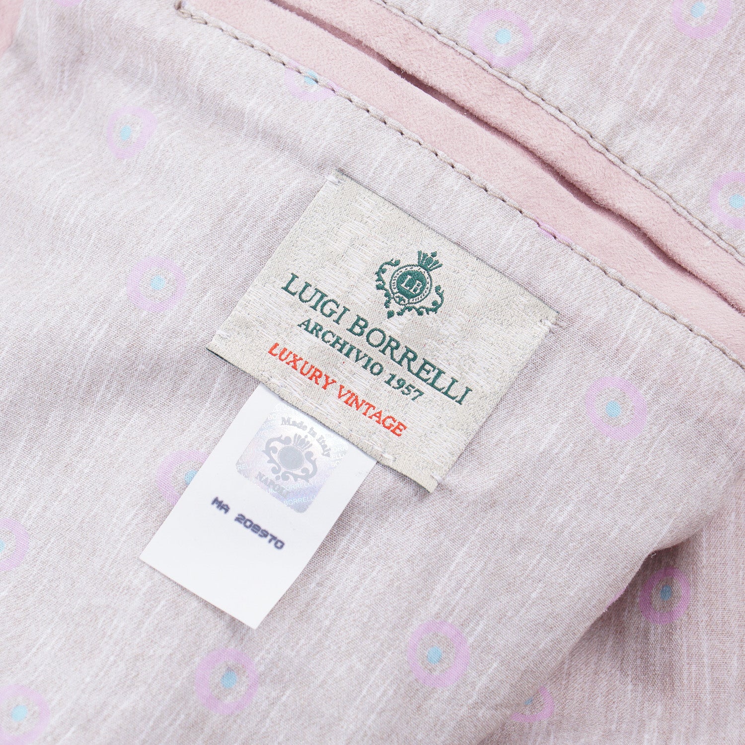 Borrelli Light Pink Suede Jacket - Top Shelf Apparel