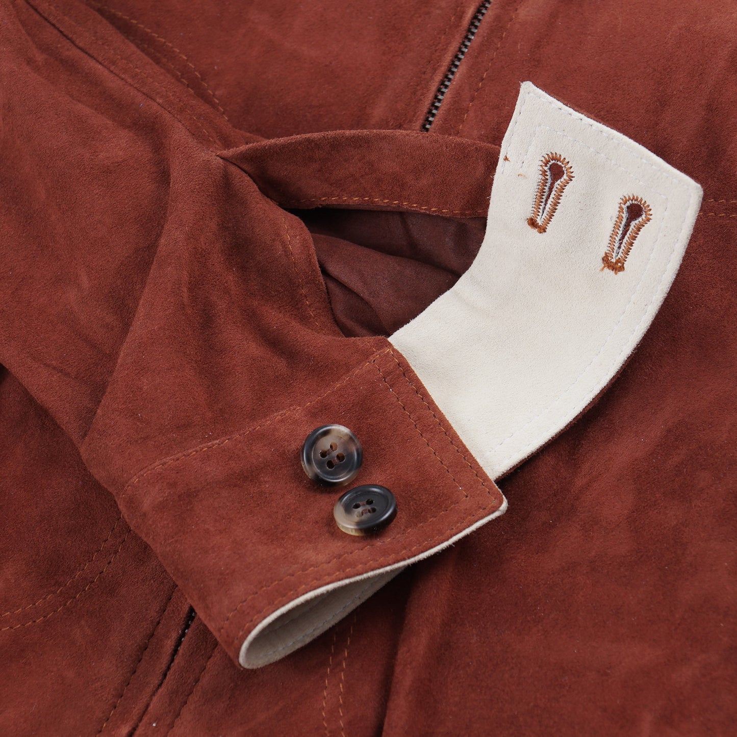 Borrelli Lightweight Unlined Suede Jacket - Top Shelf Apparel
