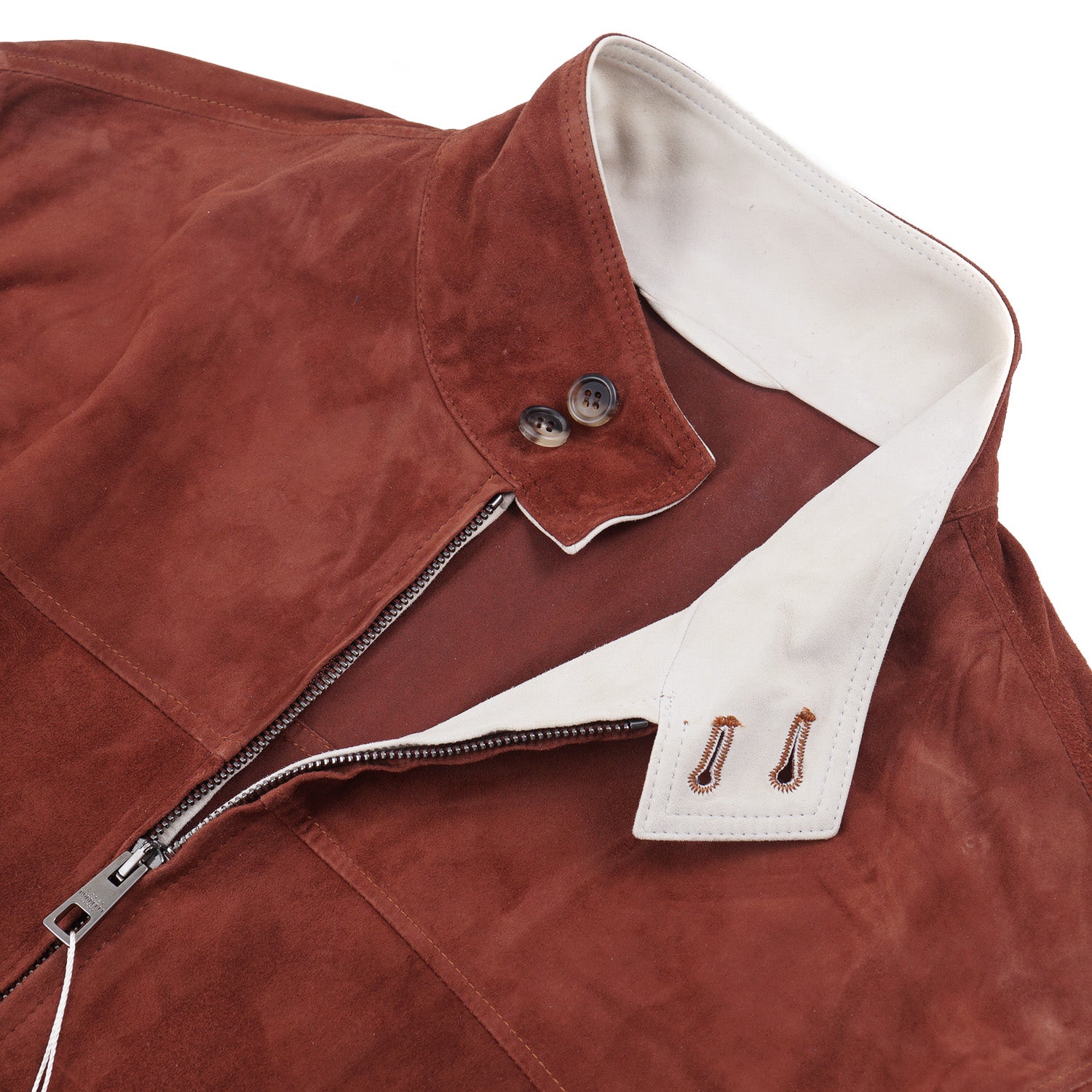 Borrelli Lightweight Unlined Suede Jacket - Top Shelf Apparel