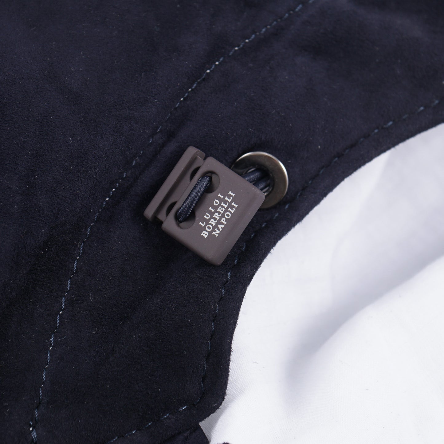 Borrelli Quilted Suede Jacket with Hood - Top Shelf Apparel