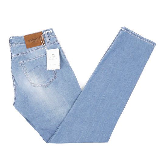 Luigi Borrelli Slim-Fit Lightweight Jeans - Top Shelf Apparel