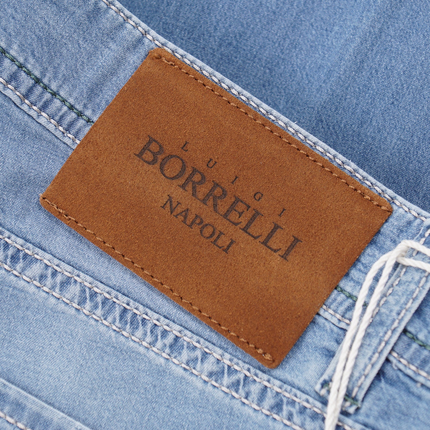 Luigi Borrelli Slim-Fit Lightweight Jeans - Top Shelf Apparel