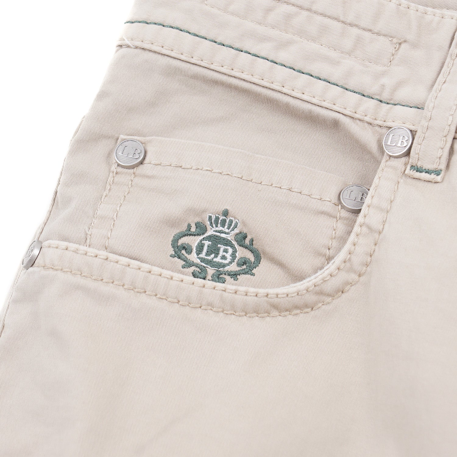 Luigi Borrelli Slim-Fit 5-Pocket Pants - Top Shelf Apparel