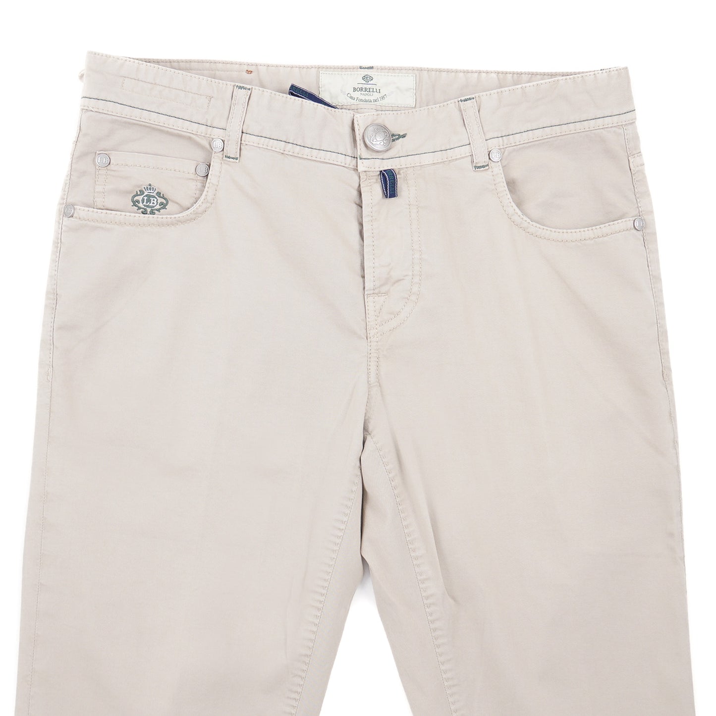 Luigi Borrelli Slim-Fit 5-Pocket Pants - Top Shelf Apparel