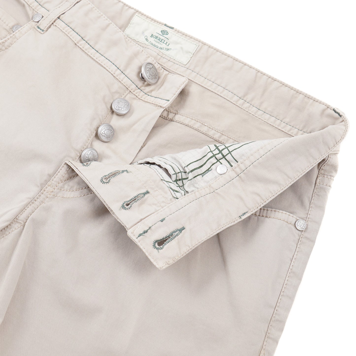 Luigi Borrelli Slim-Fit 5-Pocket Pants - Top Shelf Apparel