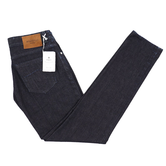 Luigi Borrelli Rinsed Dark Blue Jeans - Top Shelf Apparel