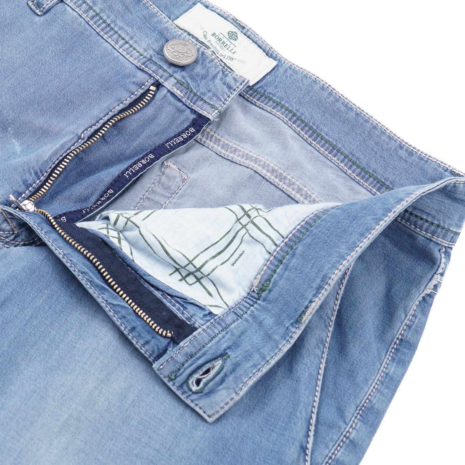 Luigi Borrelli Slim-Fit Lightweight Jeans - Top Shelf Apparel