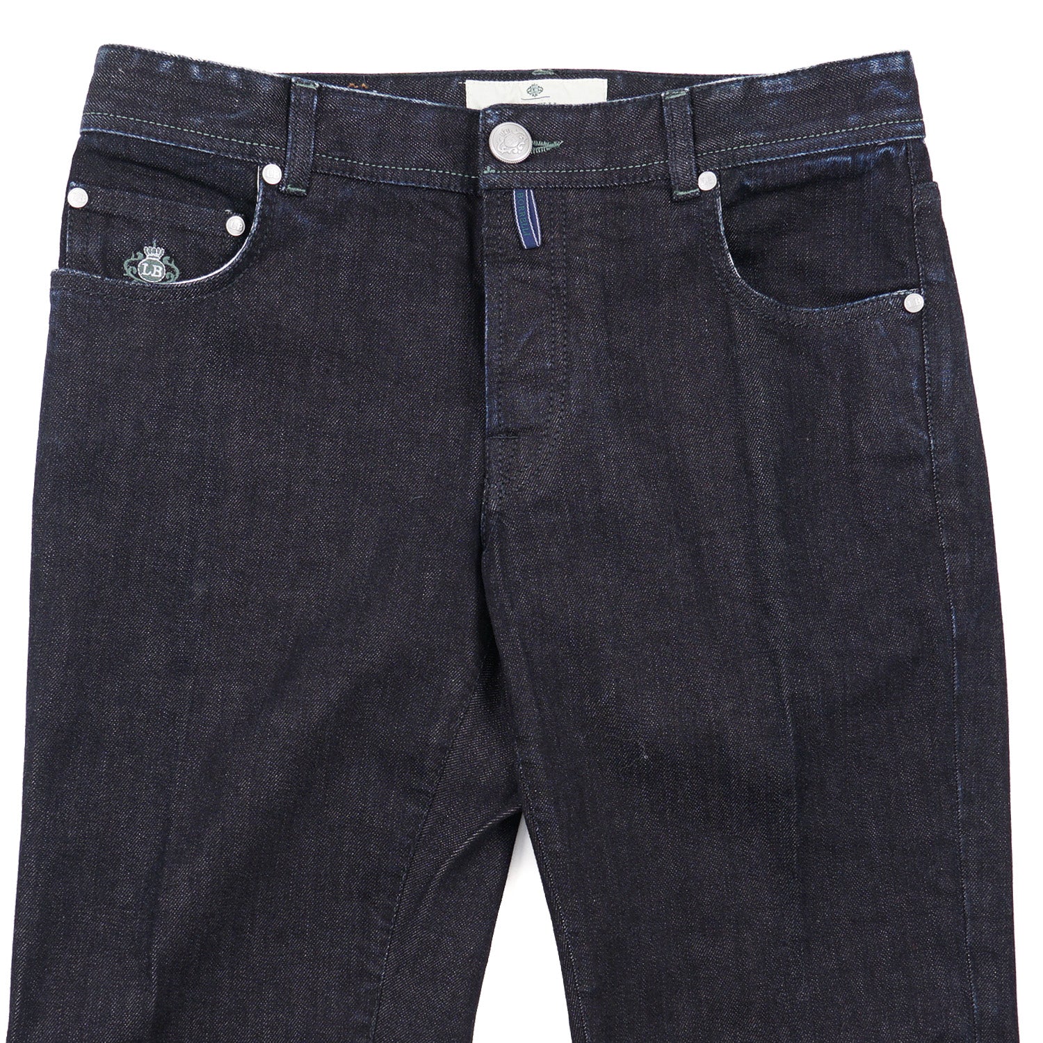 Luigi Borrelli Rinsed Dark Blue Jeans - Top Shelf Apparel