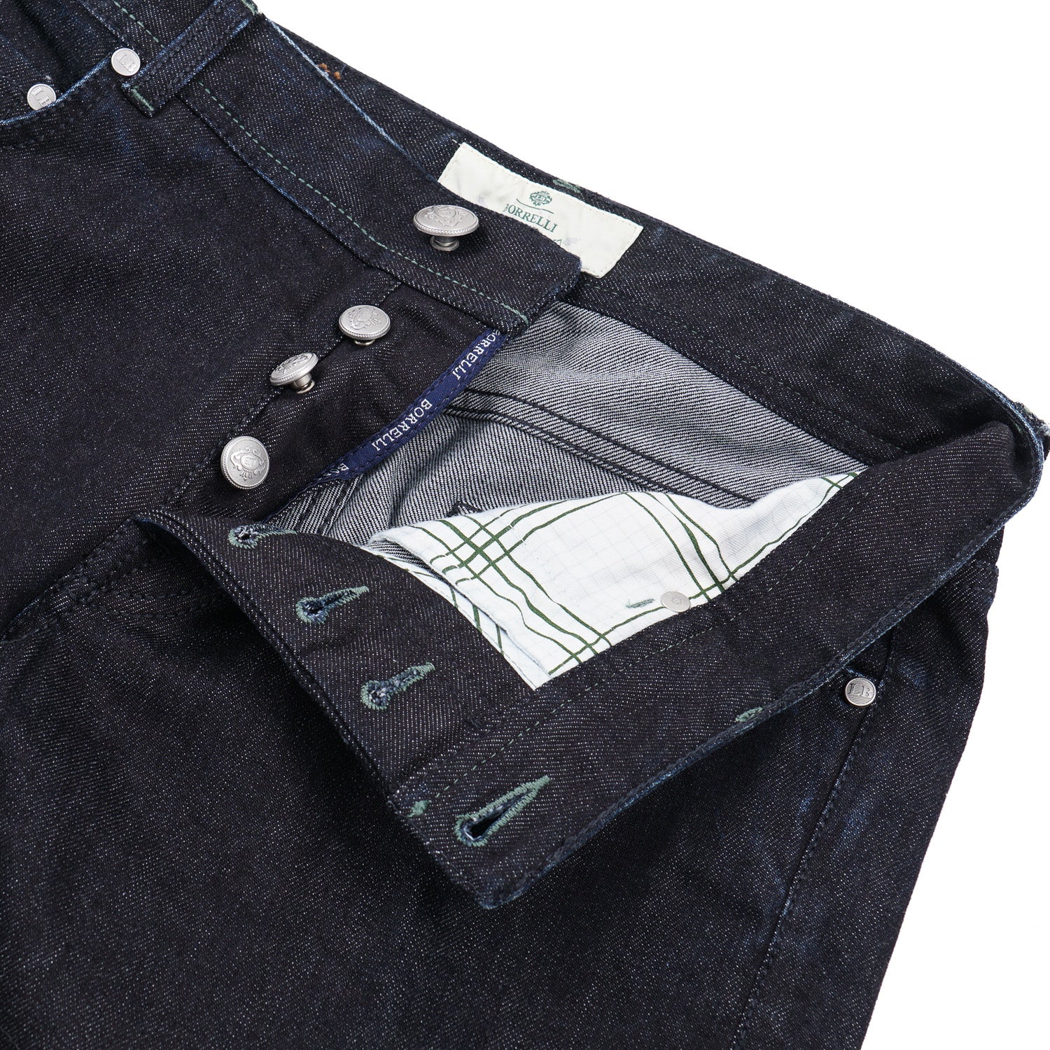 Luigi Borrelli Rinsed Dark Blue Jeans - Top Shelf Apparel