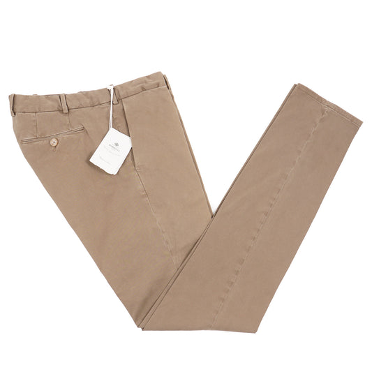 Luigi Borrelli Slim-Fit Cotton Pants - Top Shelf Apparel