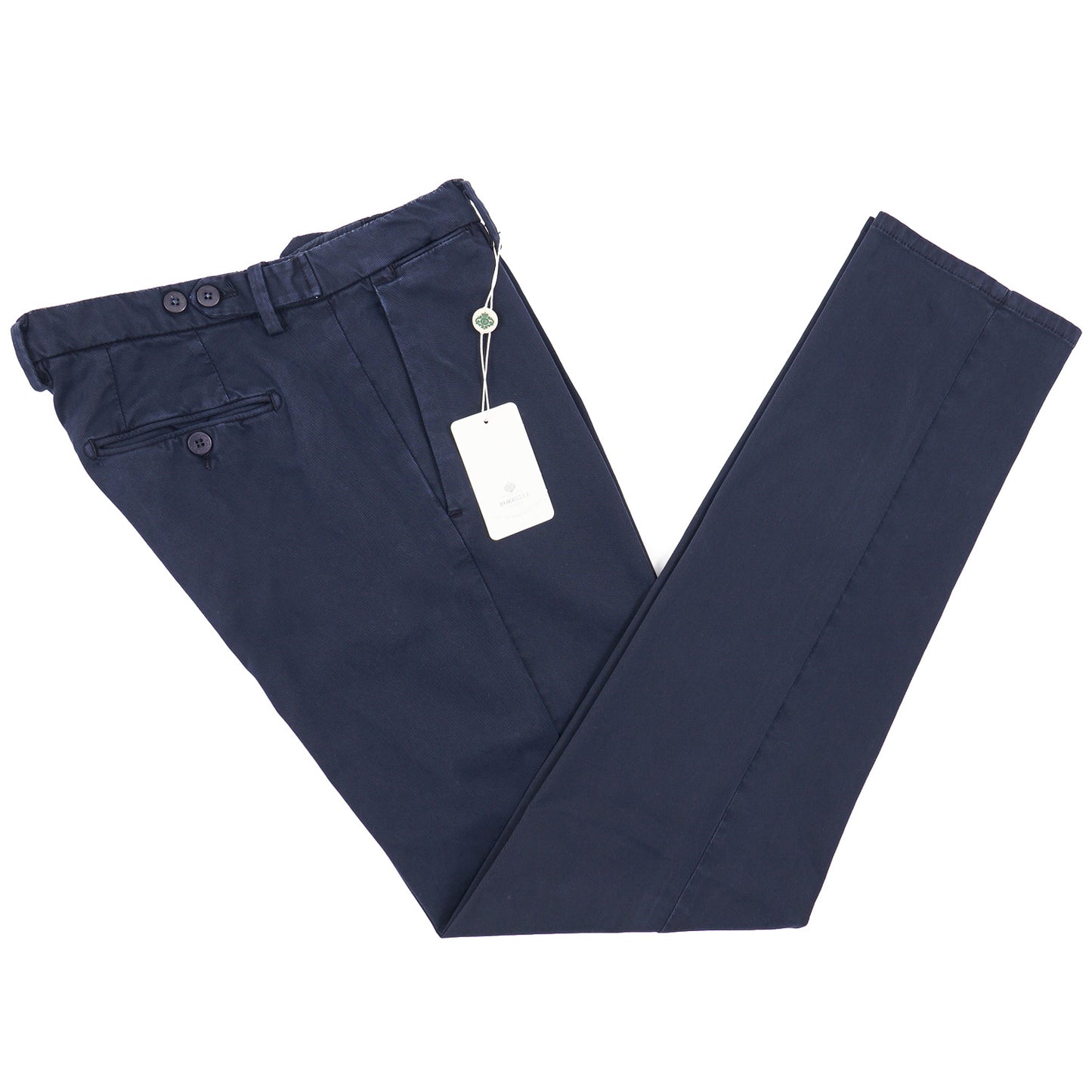 Luigi Borrelli Slim-Fit Cotton Pants - Top Shelf Apparel