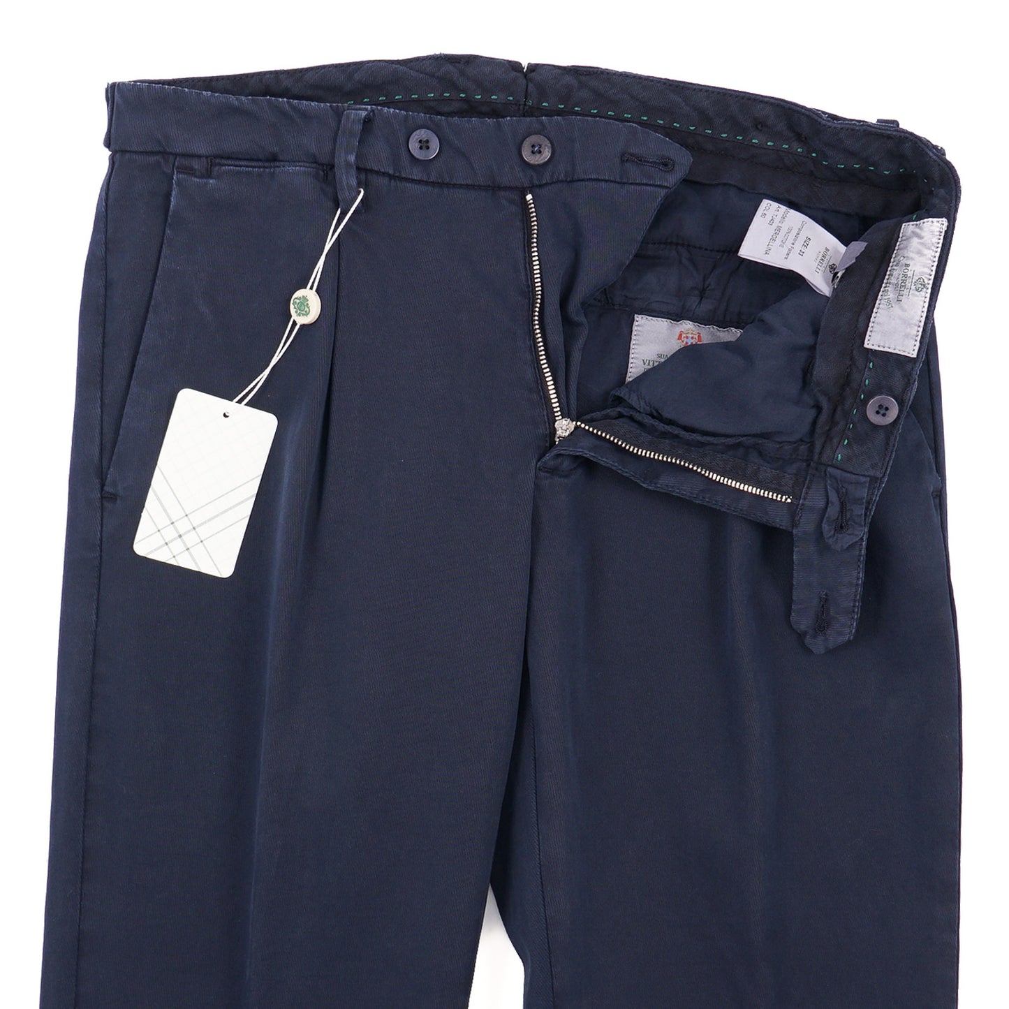 Luigi Borrelli Slim-Fit Cotton Pants - Top Shelf Apparel
