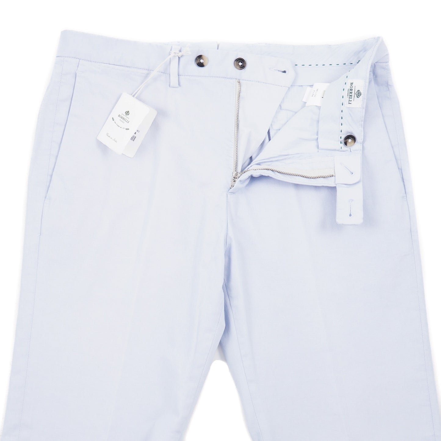 Luigi Borrelli Regular-Fit Cotton Pants - Top Shelf Apparel