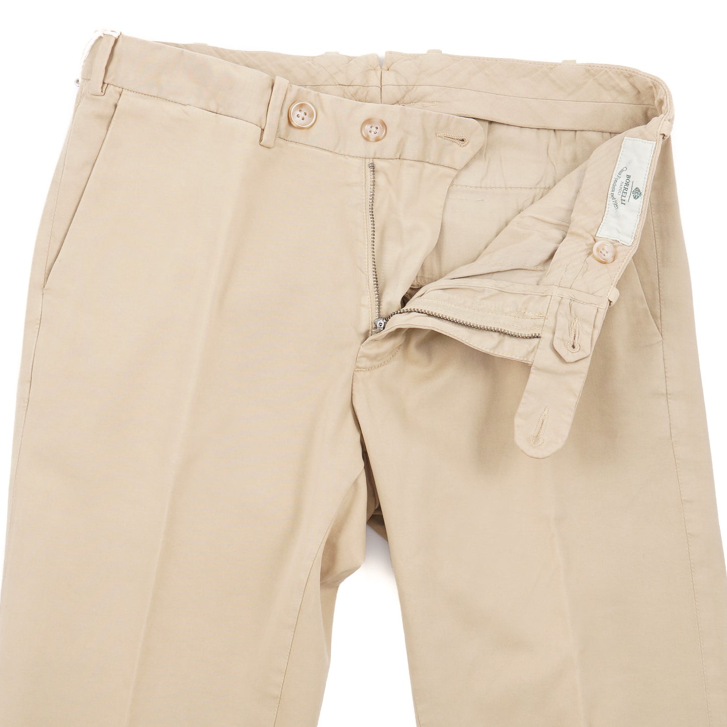 Luigi Borrelli Slim-Fit Cotton Pants - Top Shelf Apparel