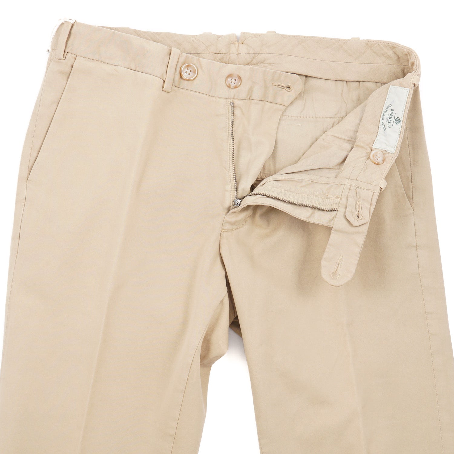 Luigi Borrelli Slim-Fit Cotton Pants - Top Shelf Apparel
