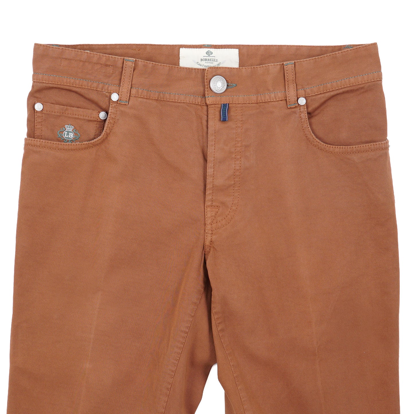 Luigi Borrelli Slim-Fit 5-Pocket Pants - Top Shelf Apparel