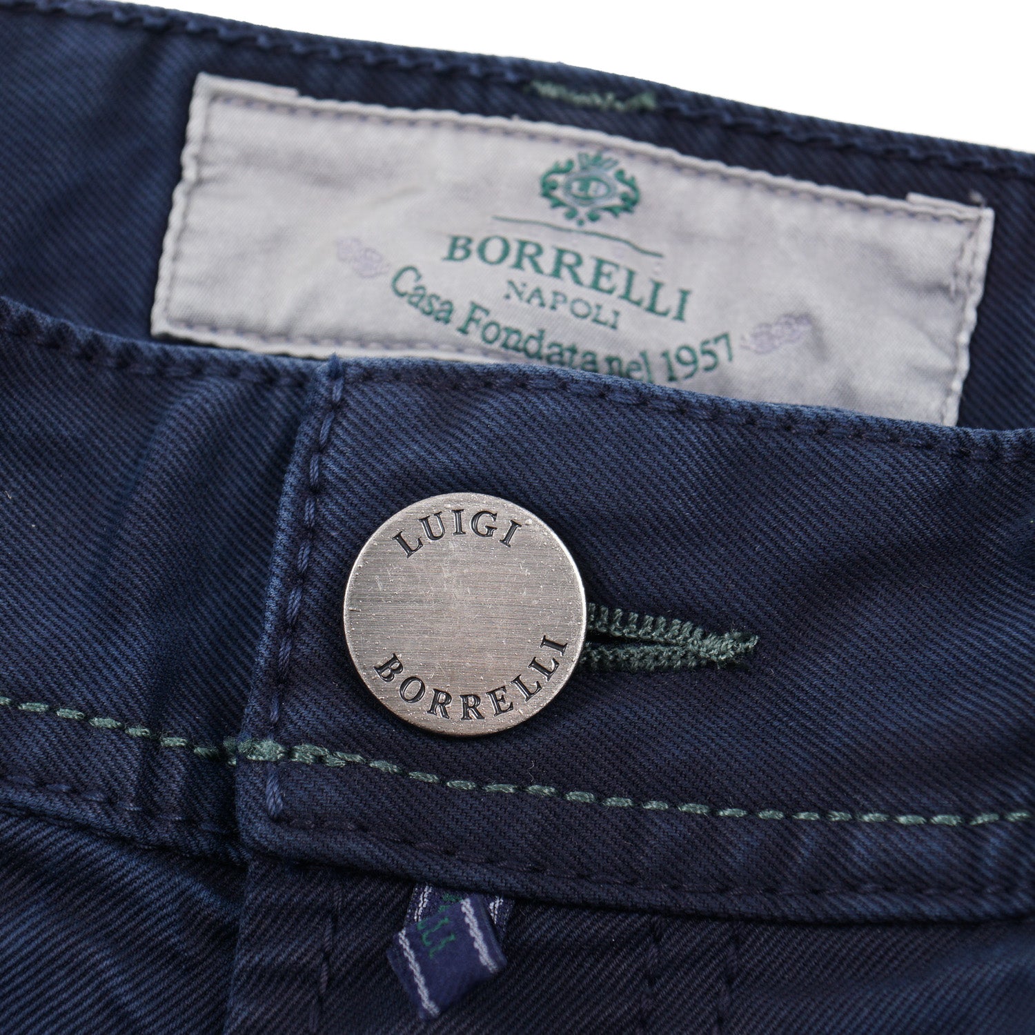 Luigi Borrelli Slim-Fit 5-Pocket Pants - Top Shelf Apparel