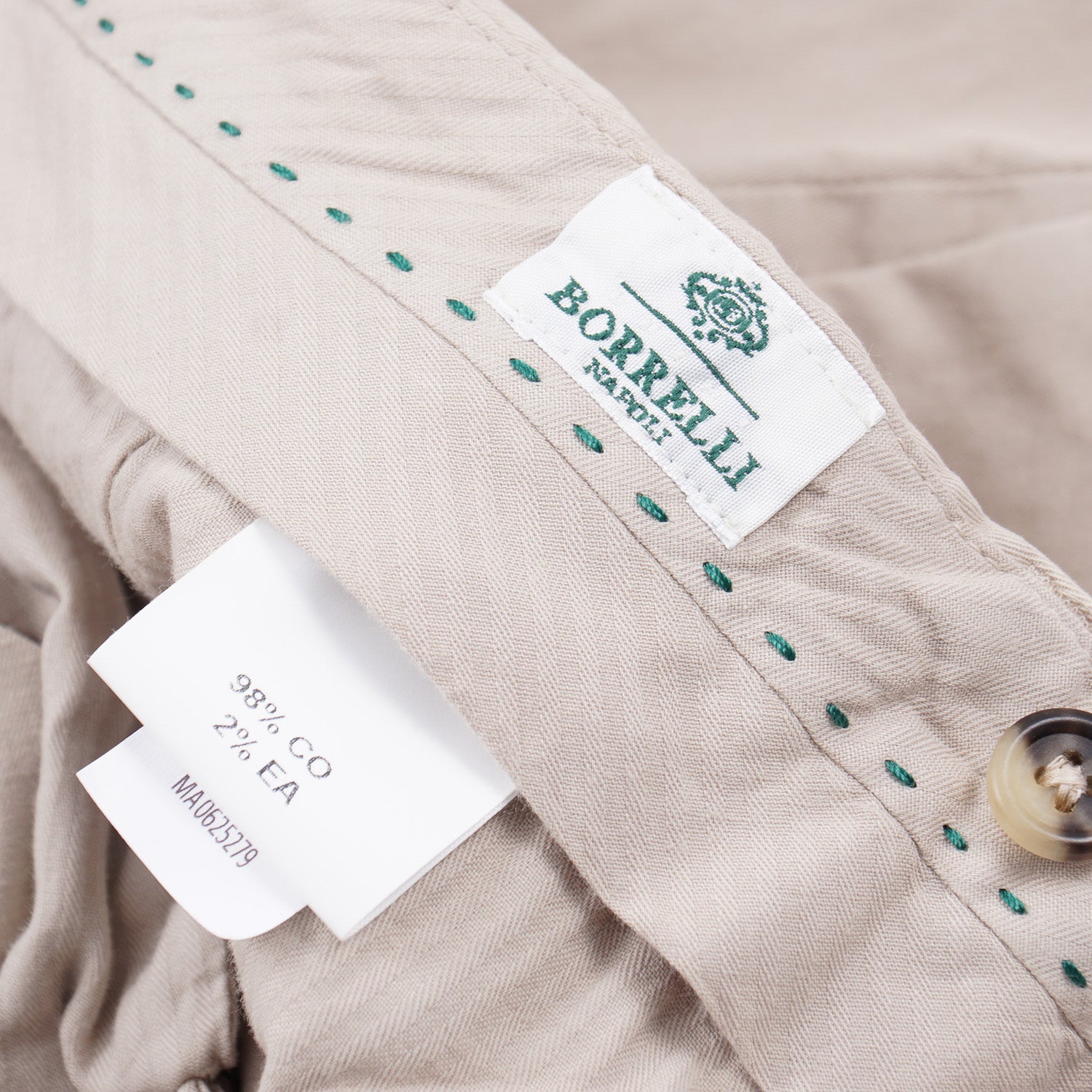 Luigi Borrelli Regular-Fit Cotton Pants - Top Shelf Apparel