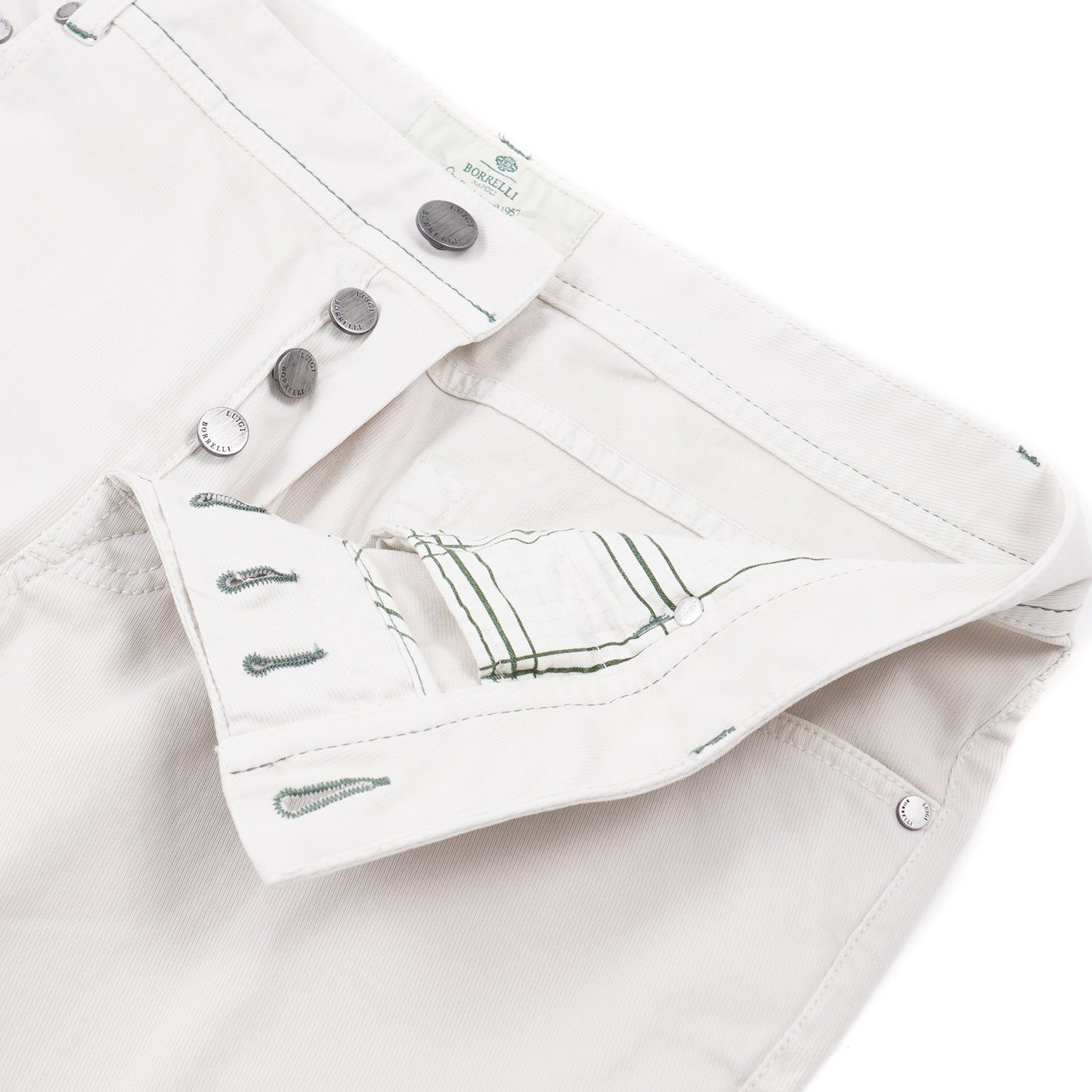 Luigi Borrelli Slim-Fit 5-Pocket Pants - Top Shelf Apparel