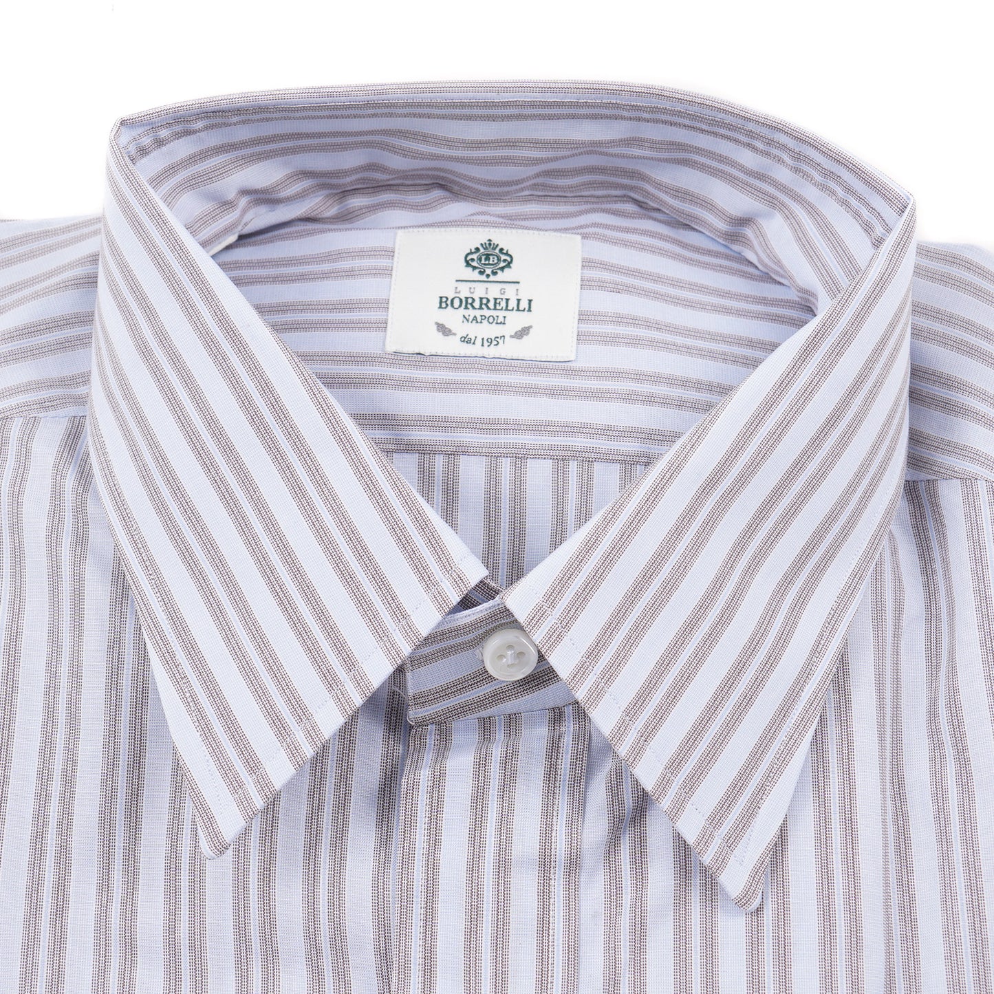 Luigi Borrelli Regular-Fit Cotton Dress Shirt - Top Shelf Apparel