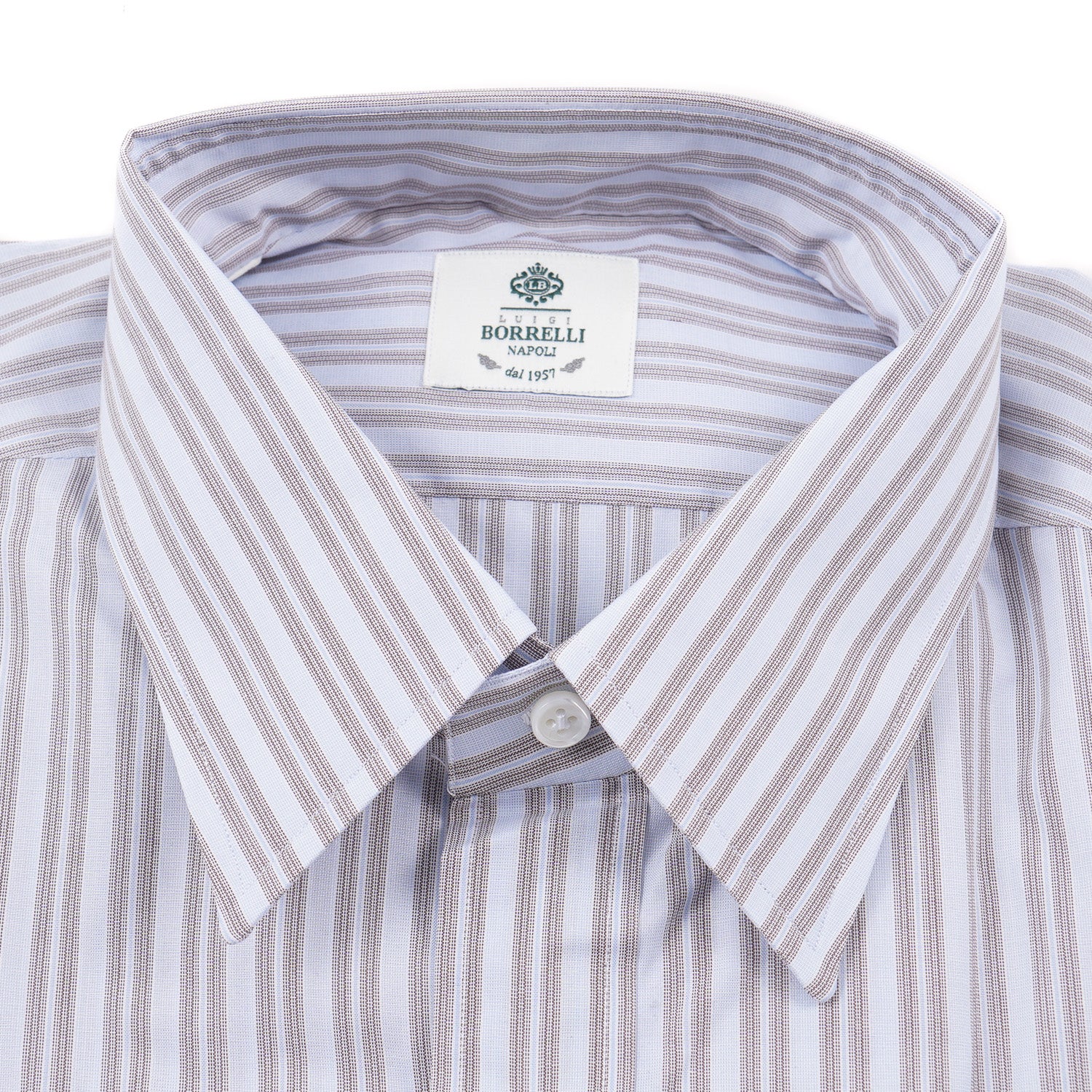 Luigi Borrelli Regular-Fit Cotton Dress Shirt - Top Shelf Apparel