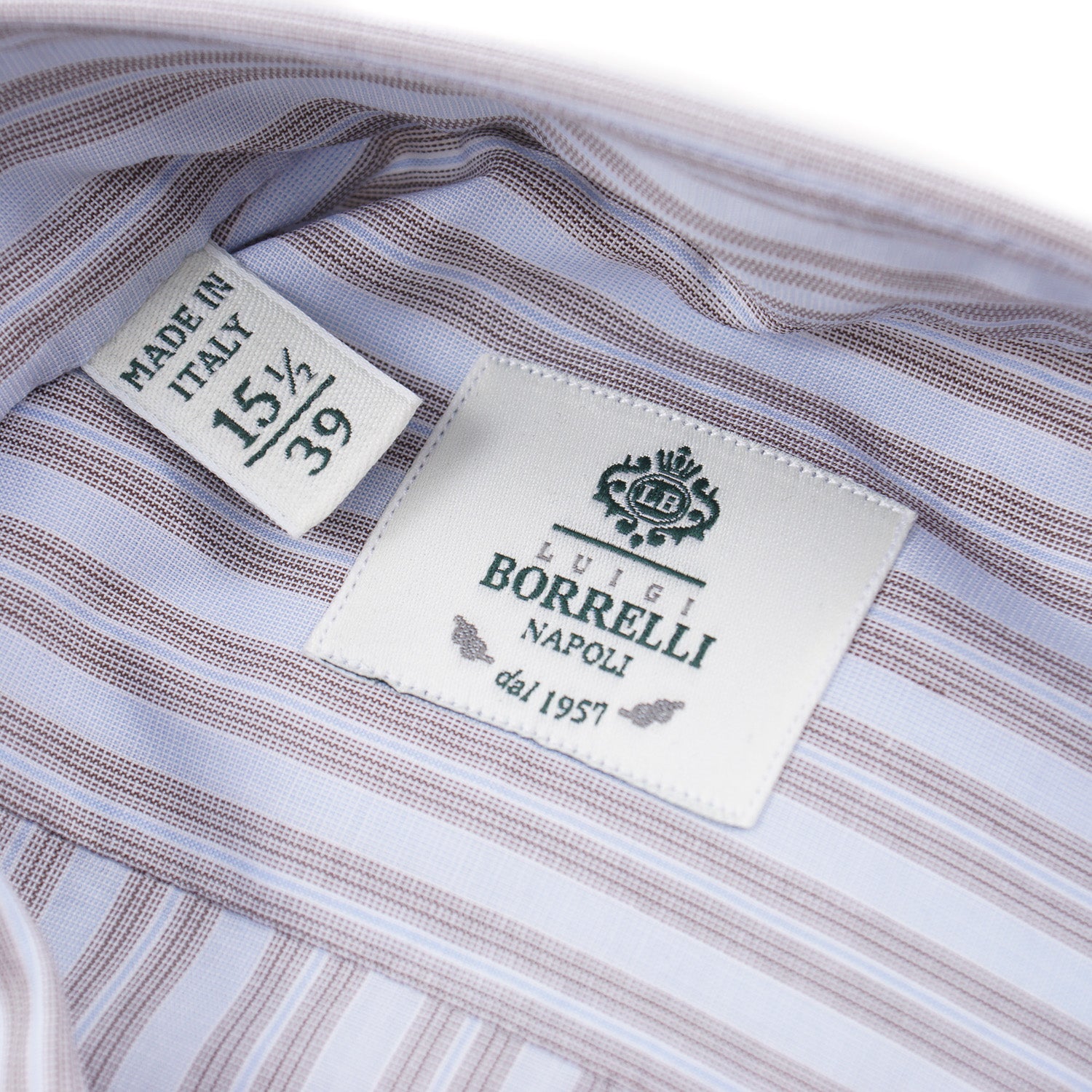 Luigi Borrelli Regular-Fit Cotton Dress Shirt - Top Shelf Apparel