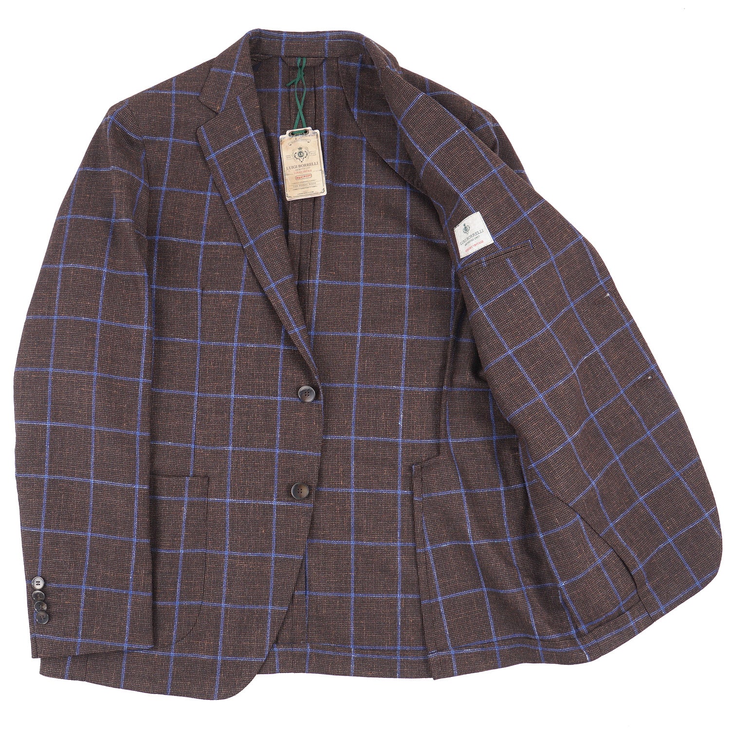 Luigi Borrelli Wool Silk and Linen Sport Coat - Top Shelf Apparel