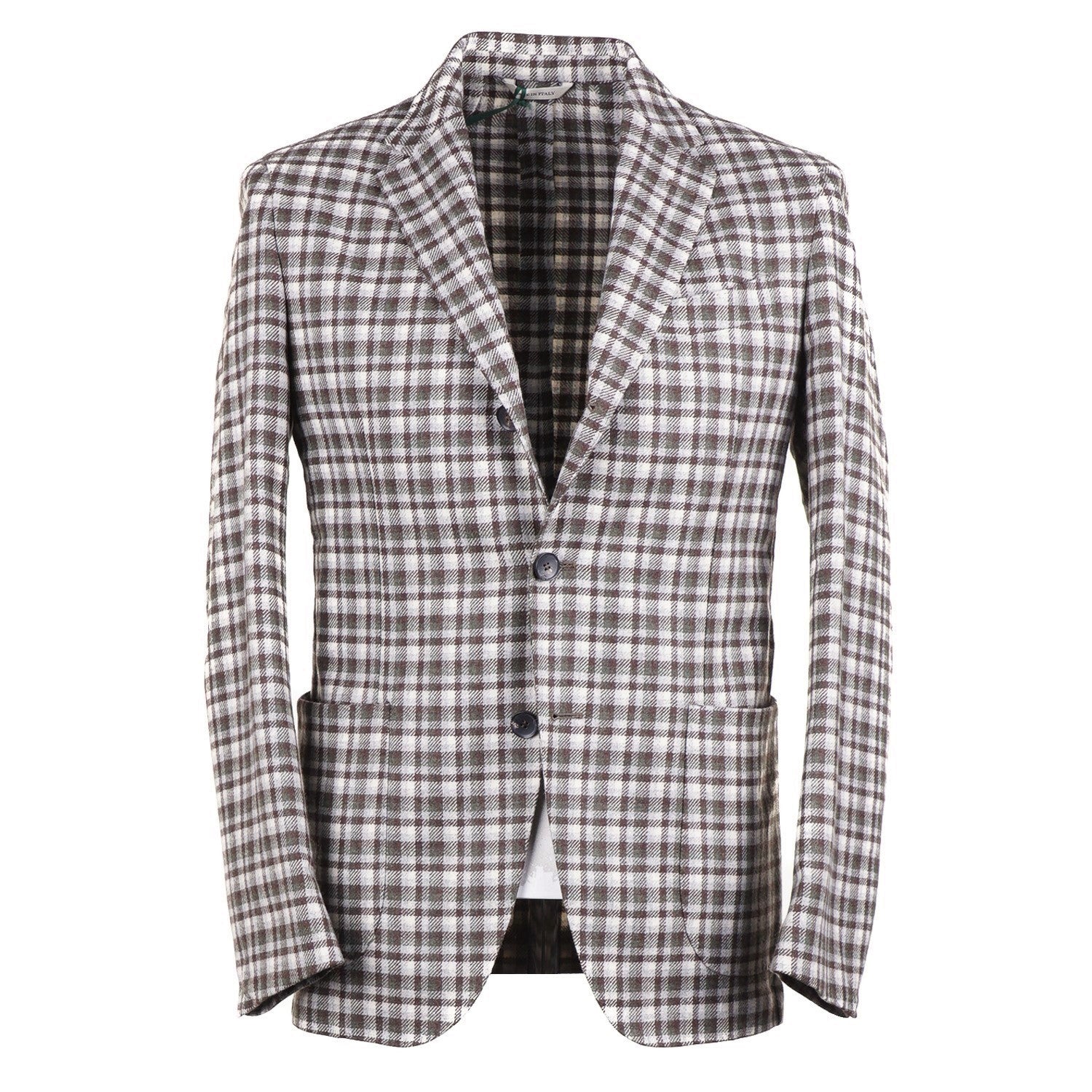 Luigi Borrelli Soft-Constructed Flannel Sport Coat - Top Shelf Apparel