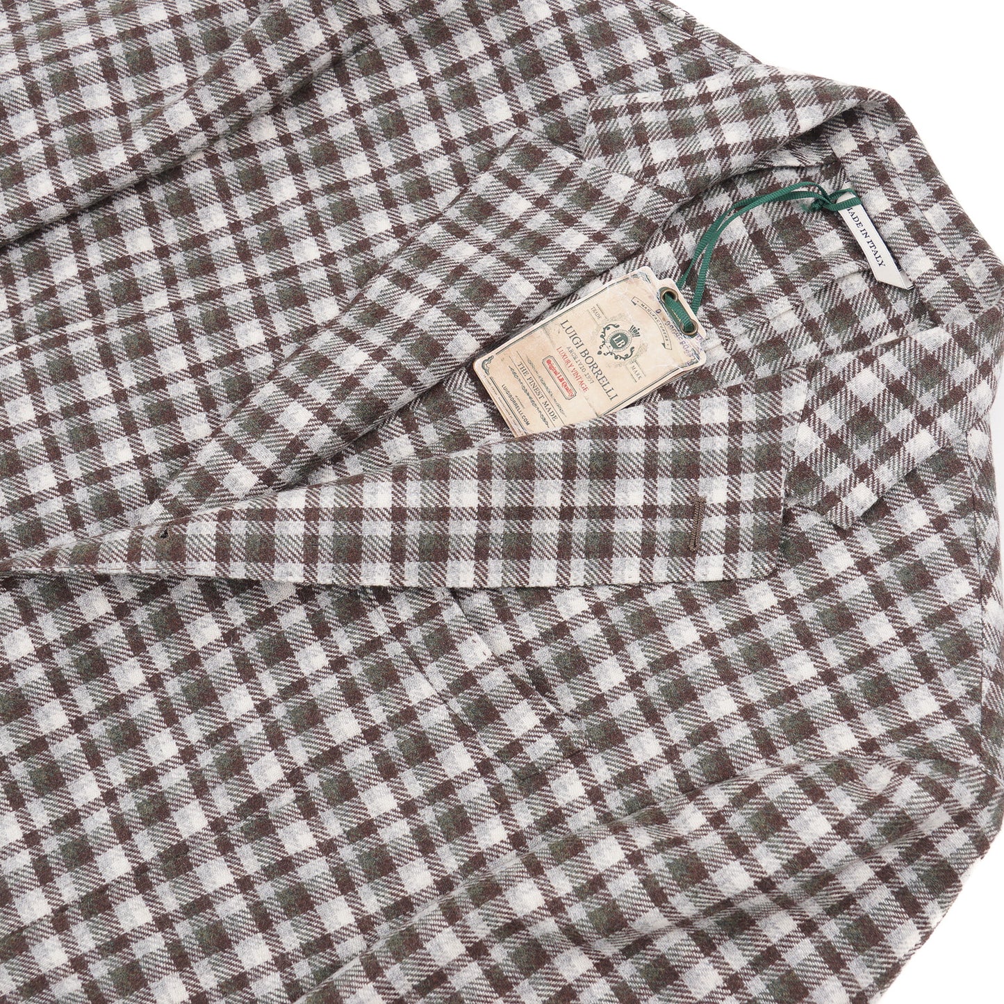 Luigi Borrelli Soft-Constructed Flannel Sport Coat - Top Shelf Apparel