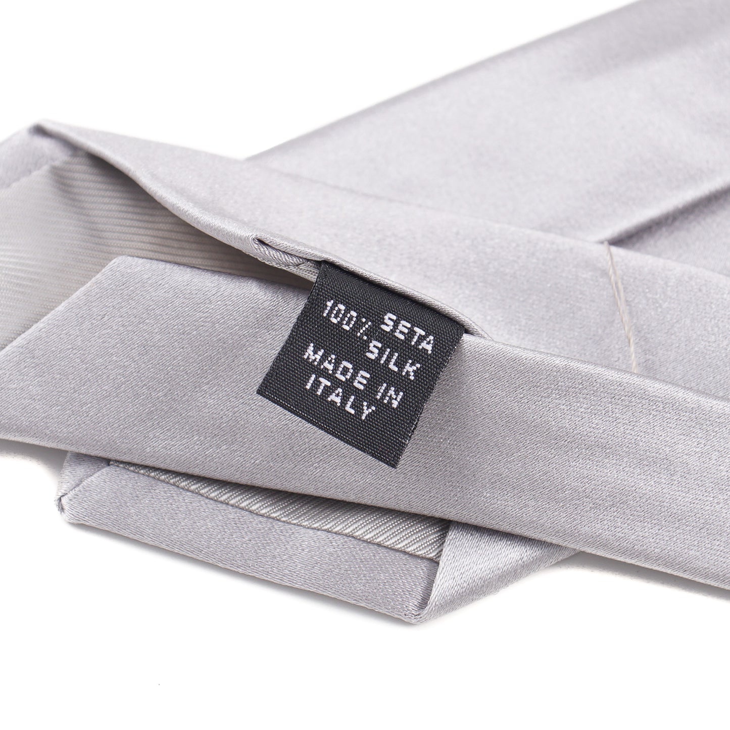 Luigi Borrelli Skinny Satin Silk Tie - Top Shelf Apparel