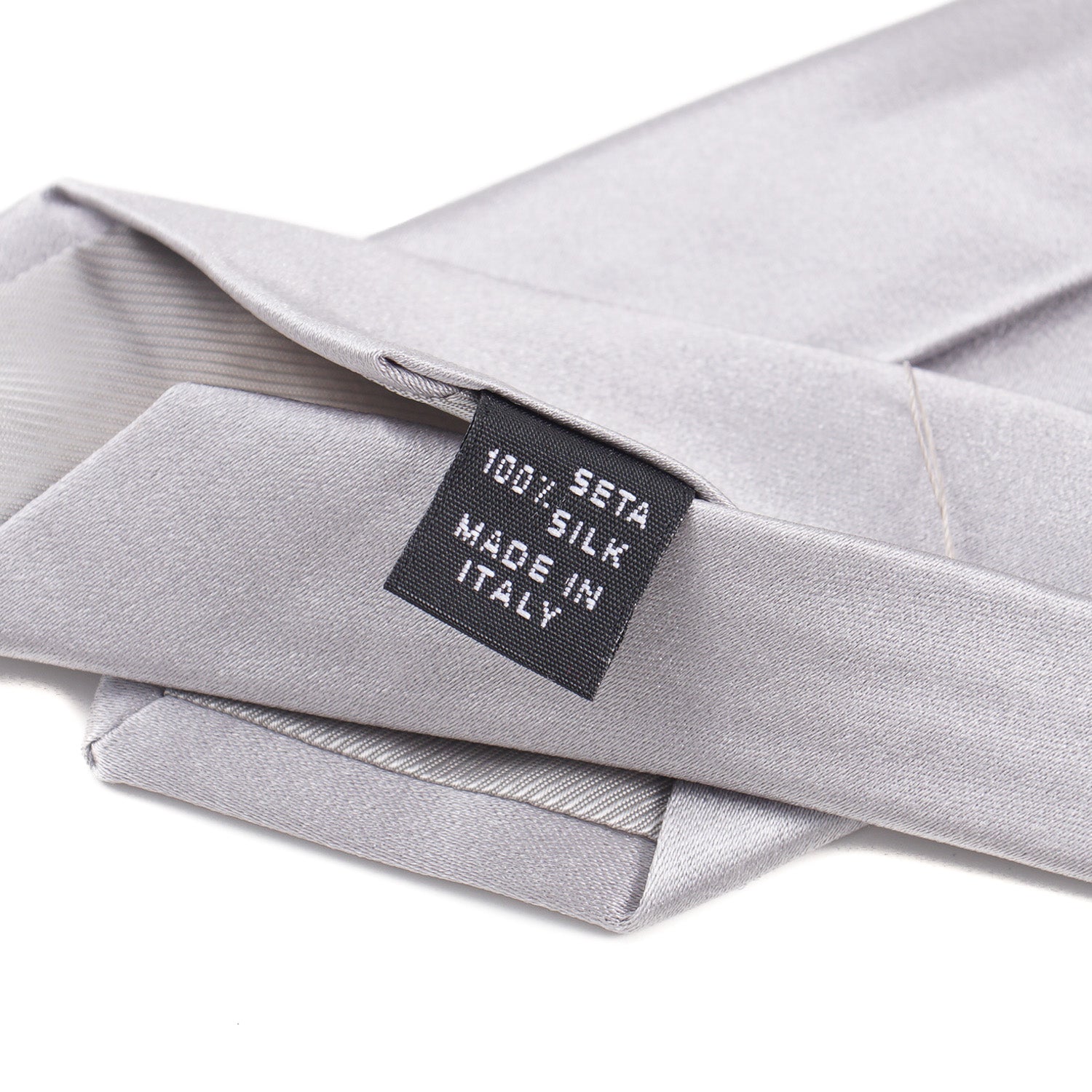 Luigi Borrelli Skinny Satin Silk Tie - Top Shelf Apparel