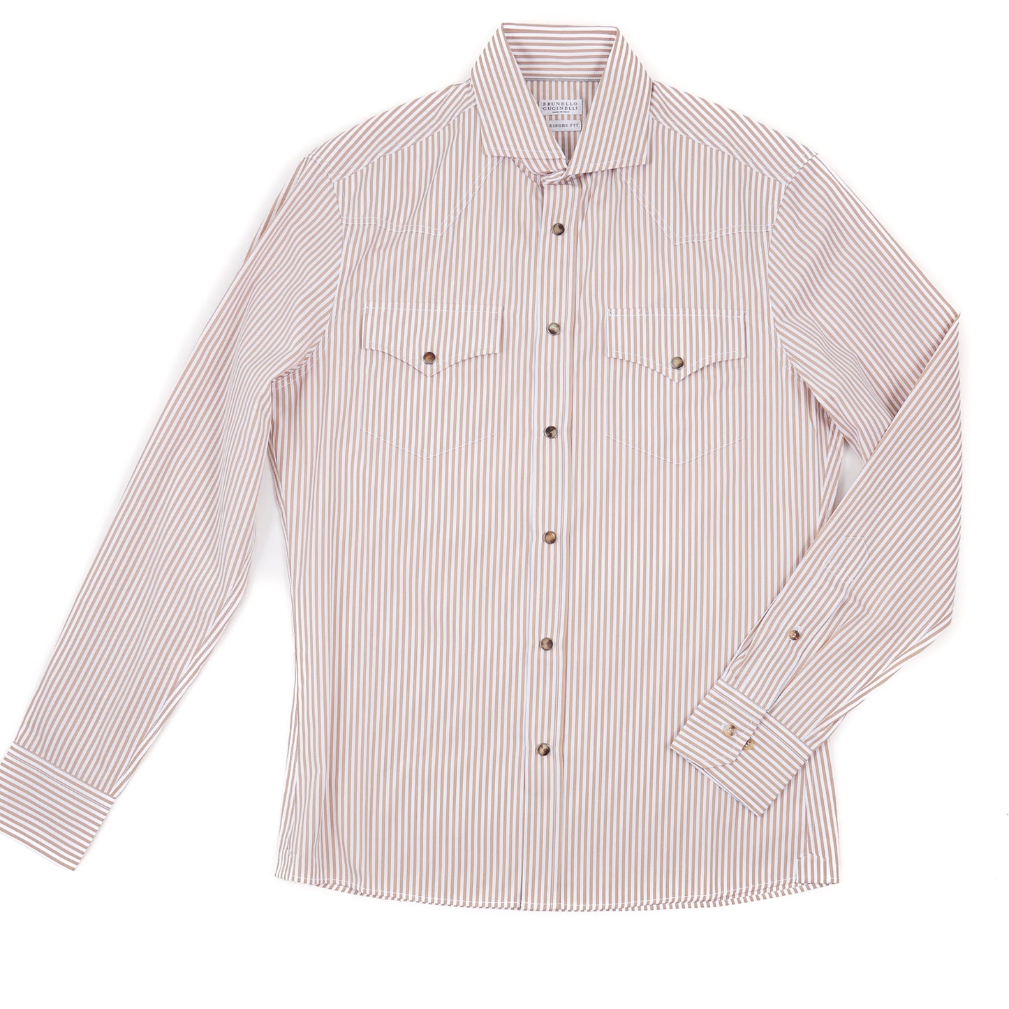 Brunello Cucinelli Cotton Western Shirt - Top Shelf Apparel
