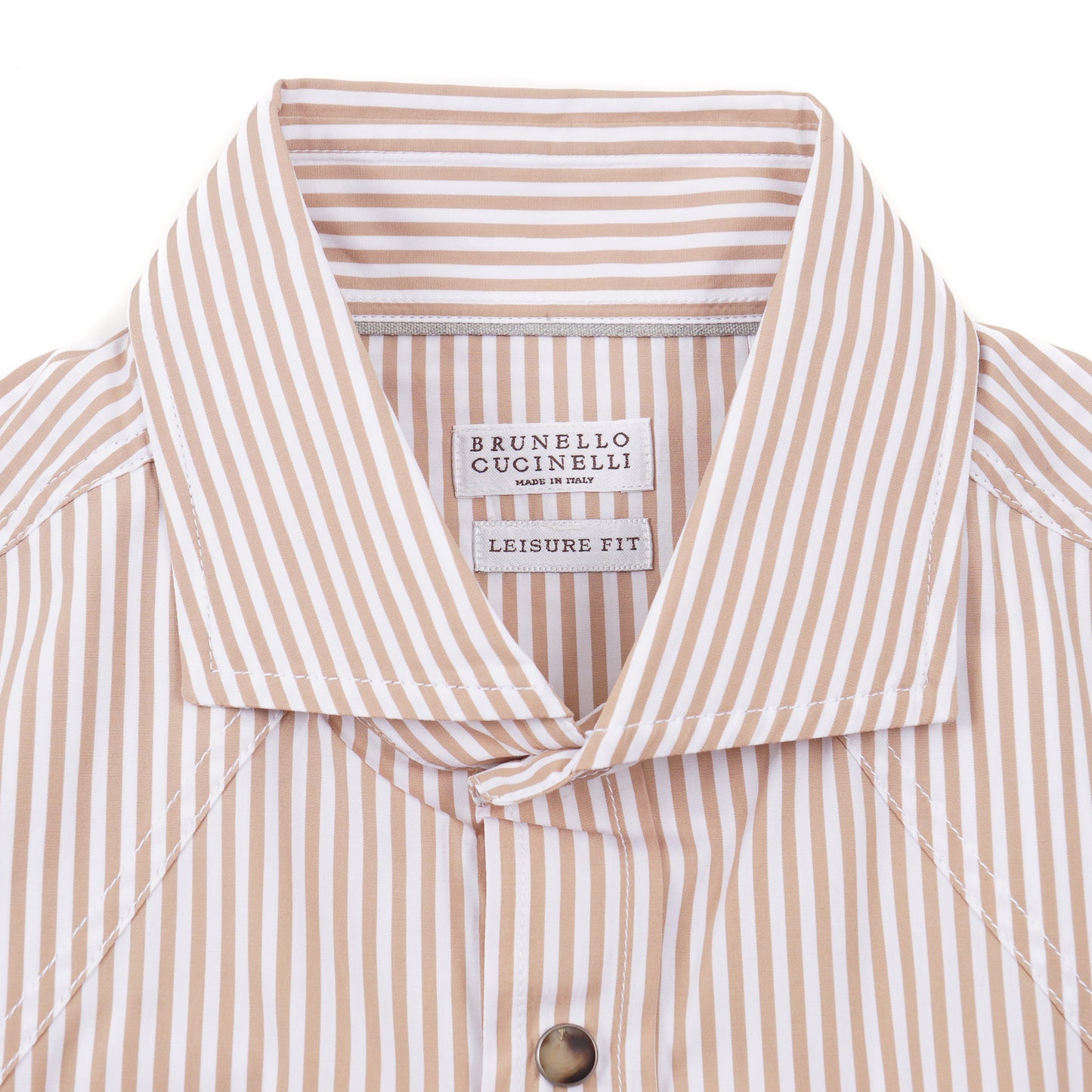 Brunello Cucinelli Cotton Western Shirt - Top Shelf Apparel