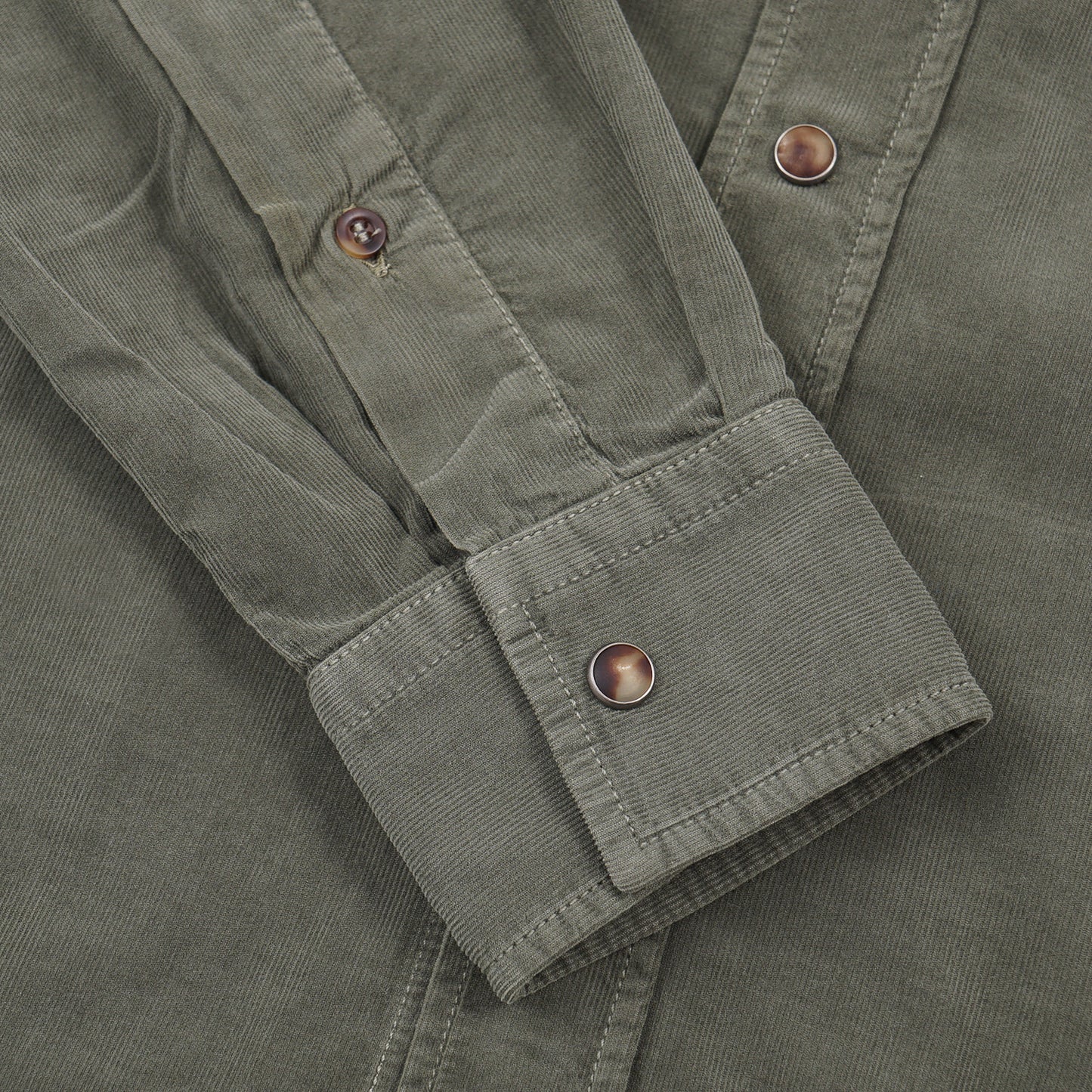 Brunello Cucinelli Corduroy Western Shirt - Top Shelf Apparel