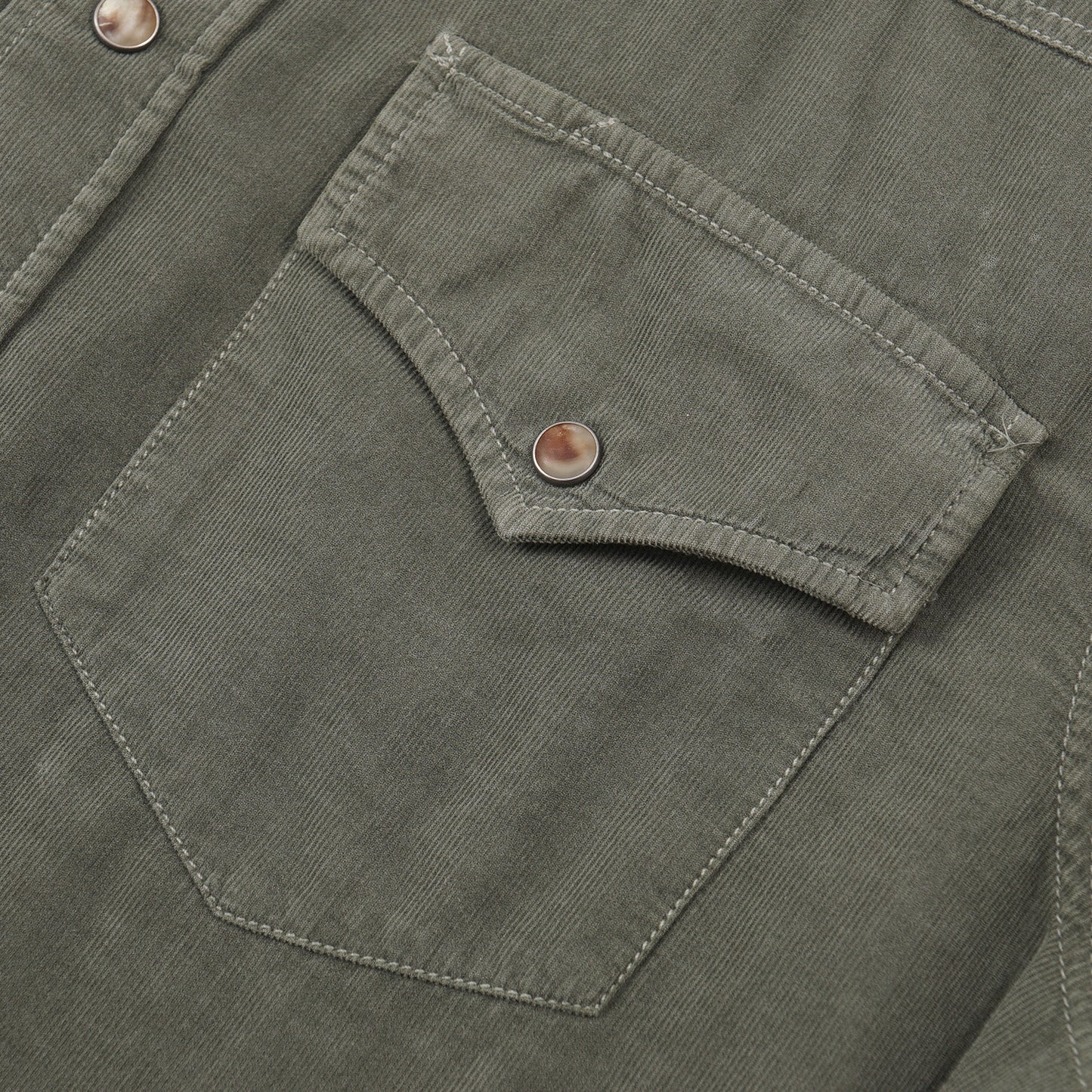 Brunello Cucinelli Corduroy Western Shirt - Top Shelf Apparel