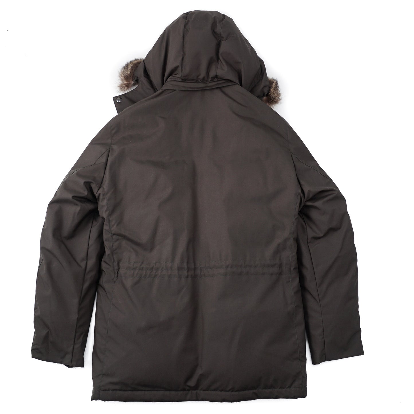 Cesare Attolini Down-Filled Parka with Fur Hood - Top Shelf Apparel