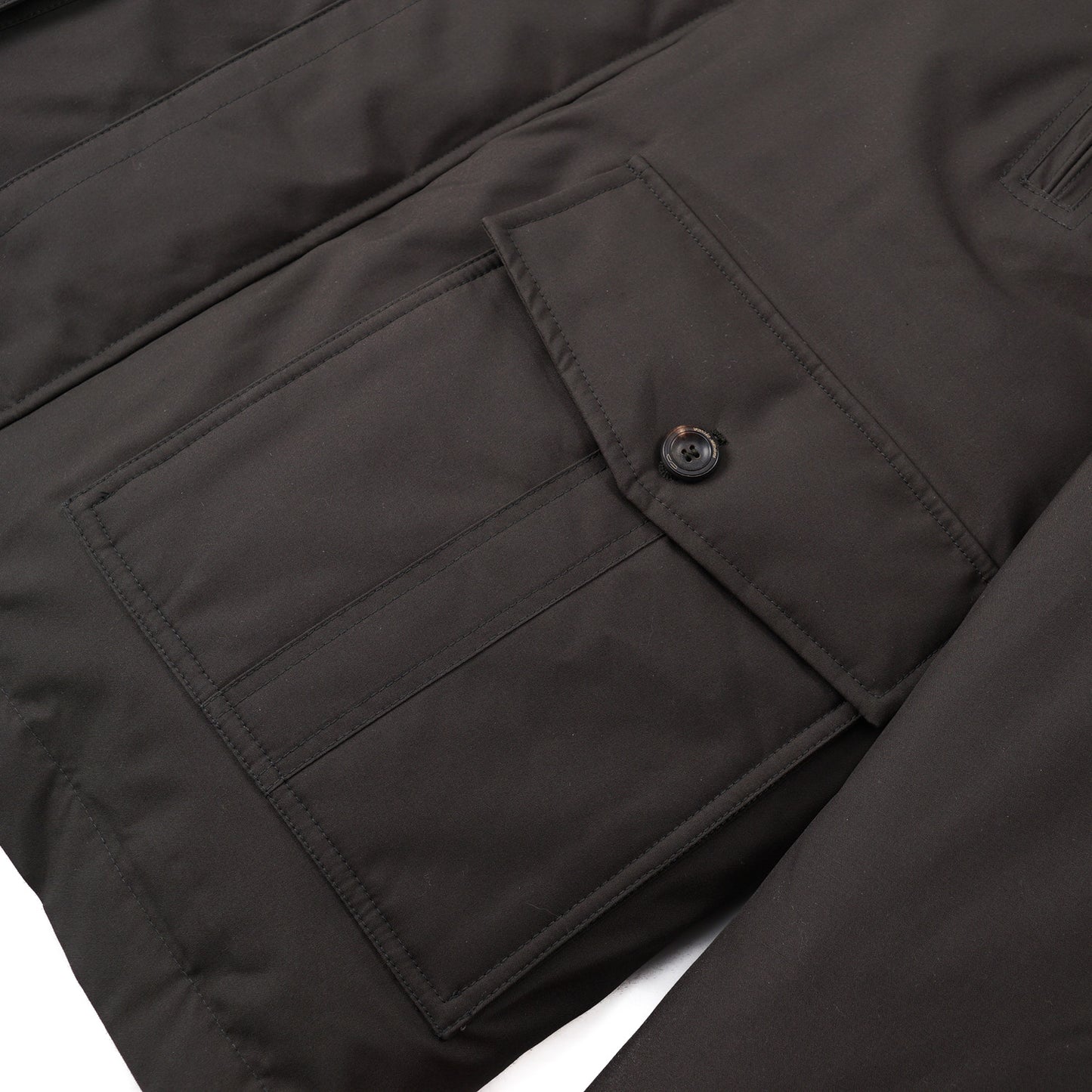 Cesare Attolini Down-Filled Parka with Fur Hood - Top Shelf Apparel