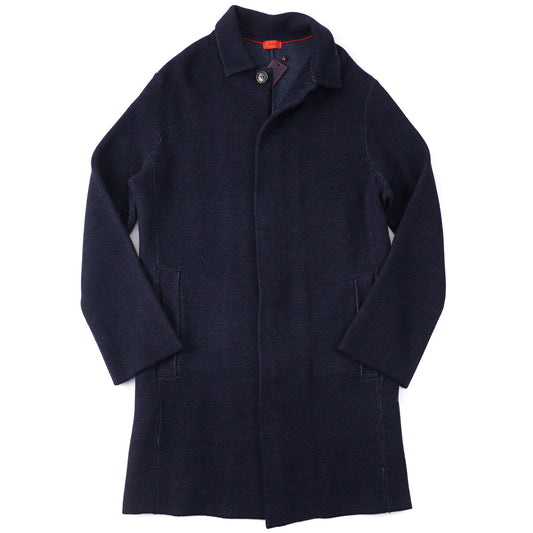 Isaia Unlined Knit Wool Overcoat - Top Shelf Apparel