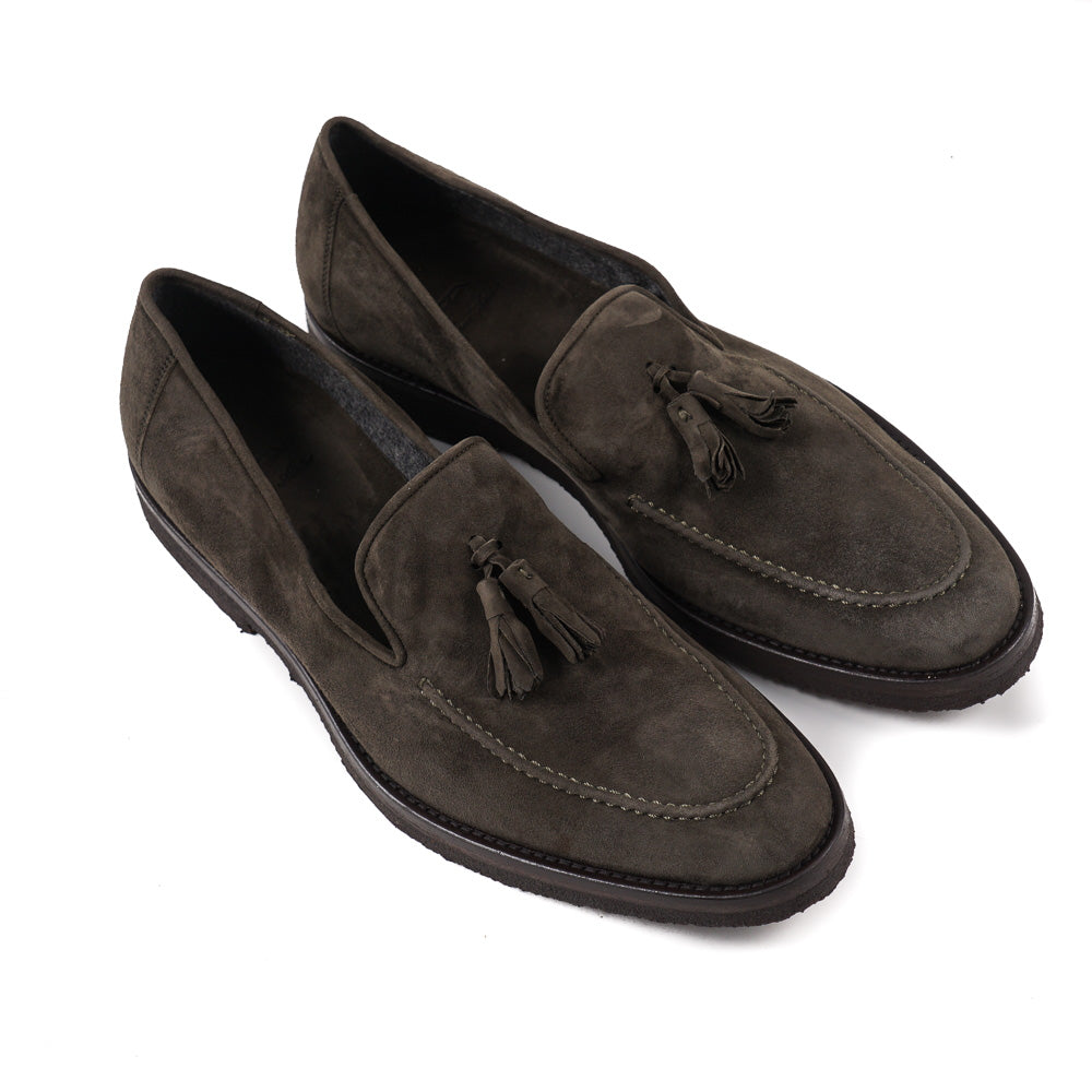 Cesare Attolini Cashmere Calf Tassel Loafer - Top Shelf Apparel