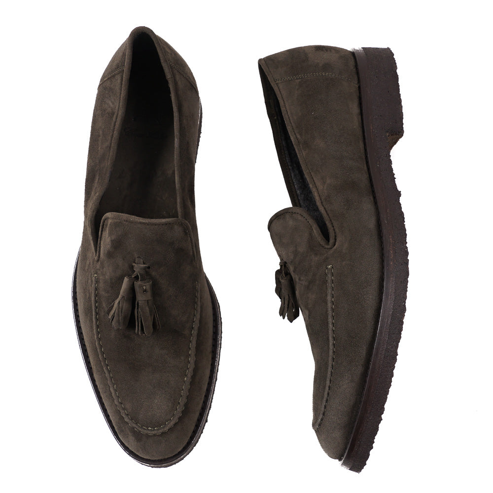 Cesare Attolini Cashmere Calf Tassel Loafer - Top Shelf Apparel